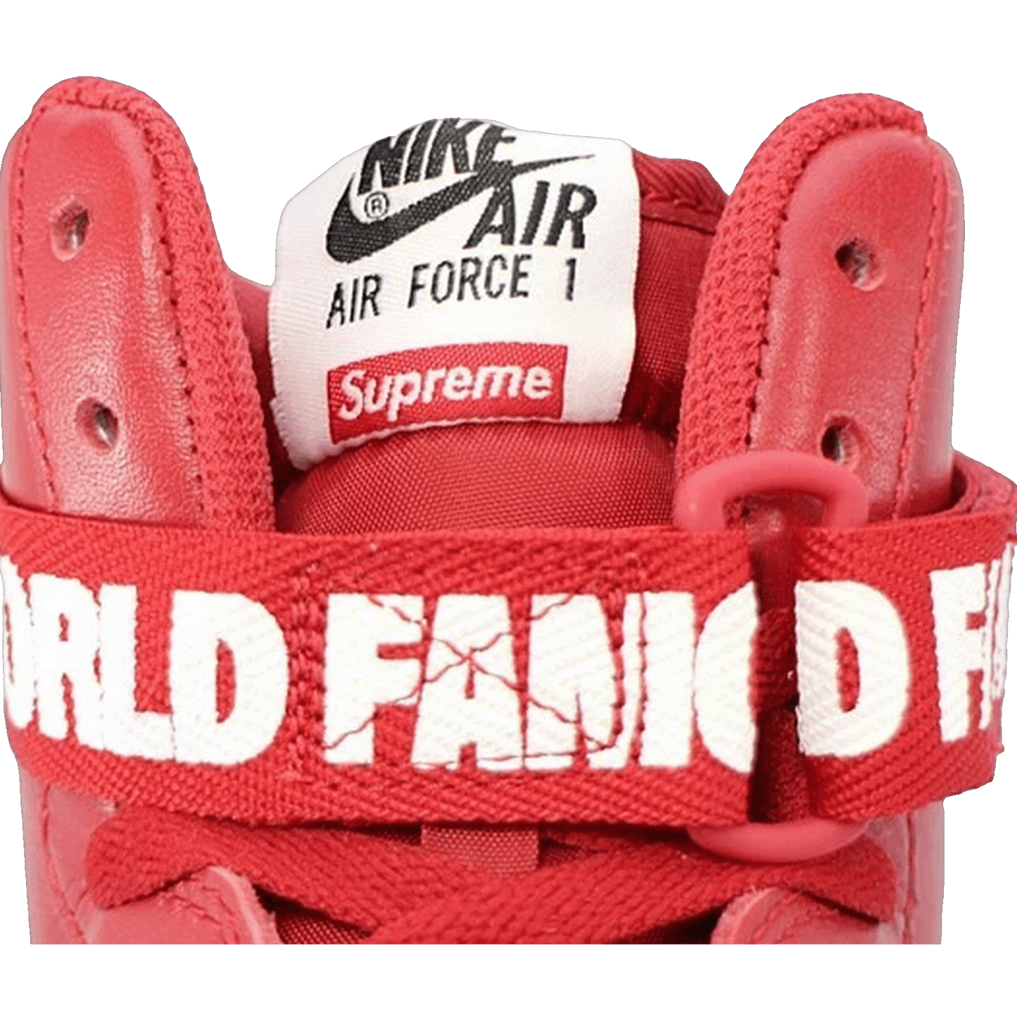 Nike Air Force 1 High Supreme World Famous Red