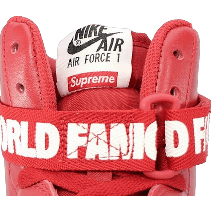Nike Air Force 1 High Supreme World Famous Red