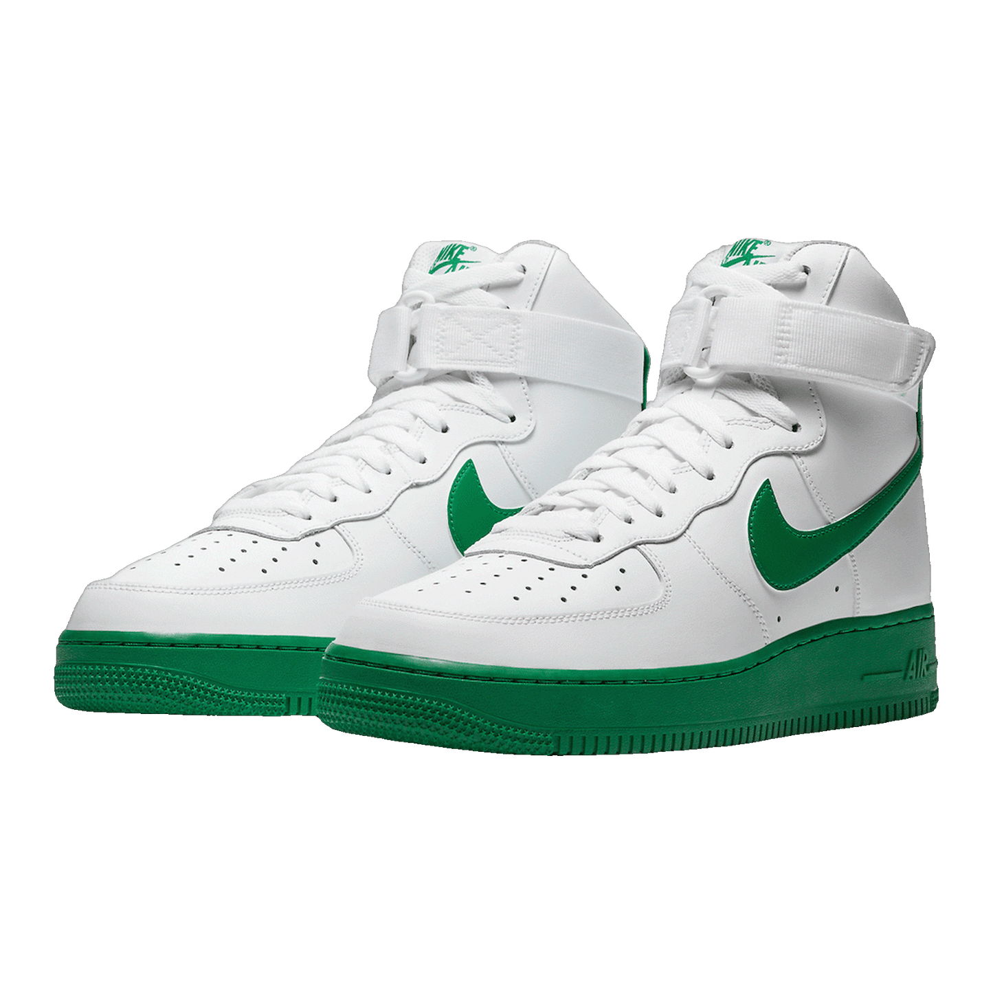 Nike Air Force 1 High White Green Midsole