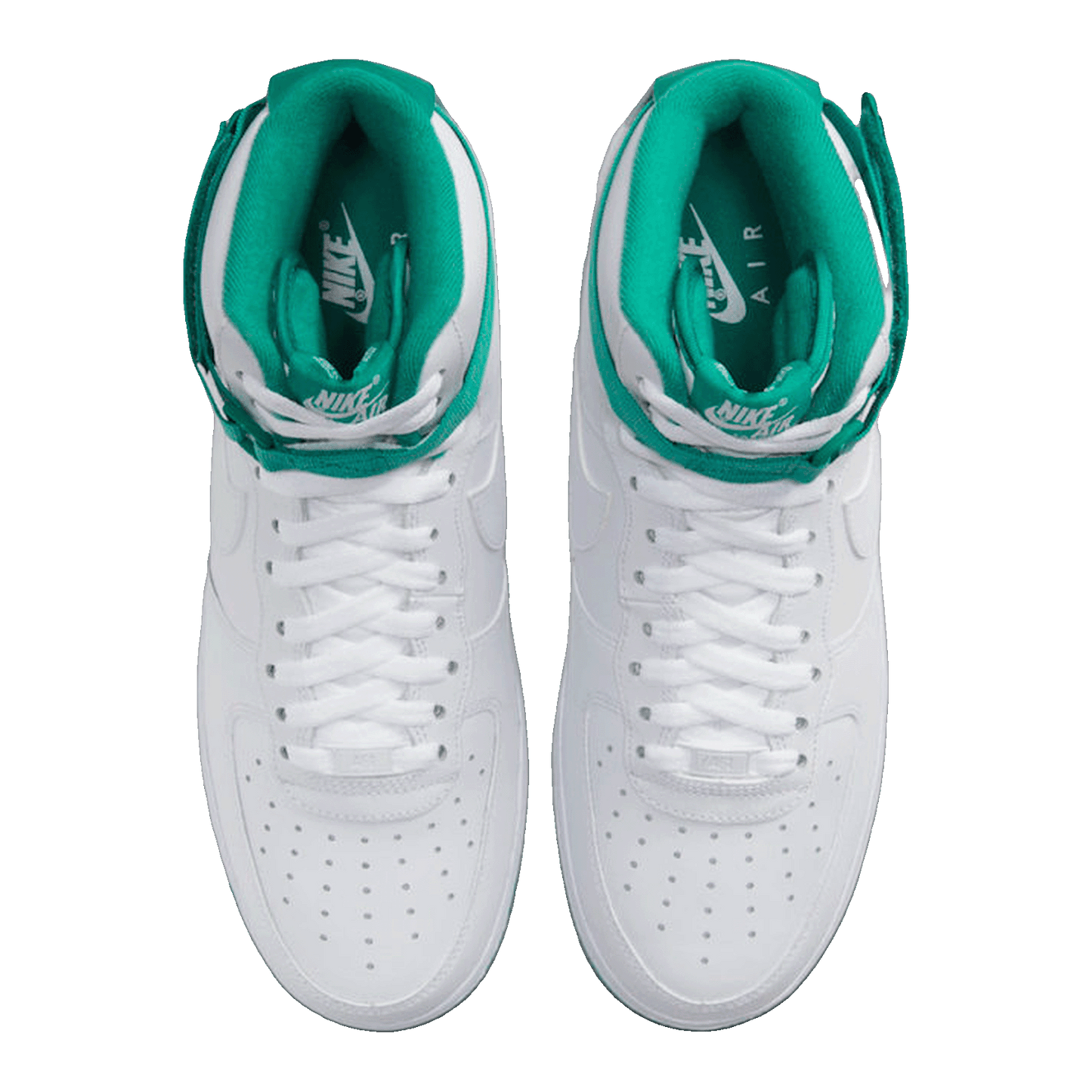 Nike Air Force 1 High White Neptune Green