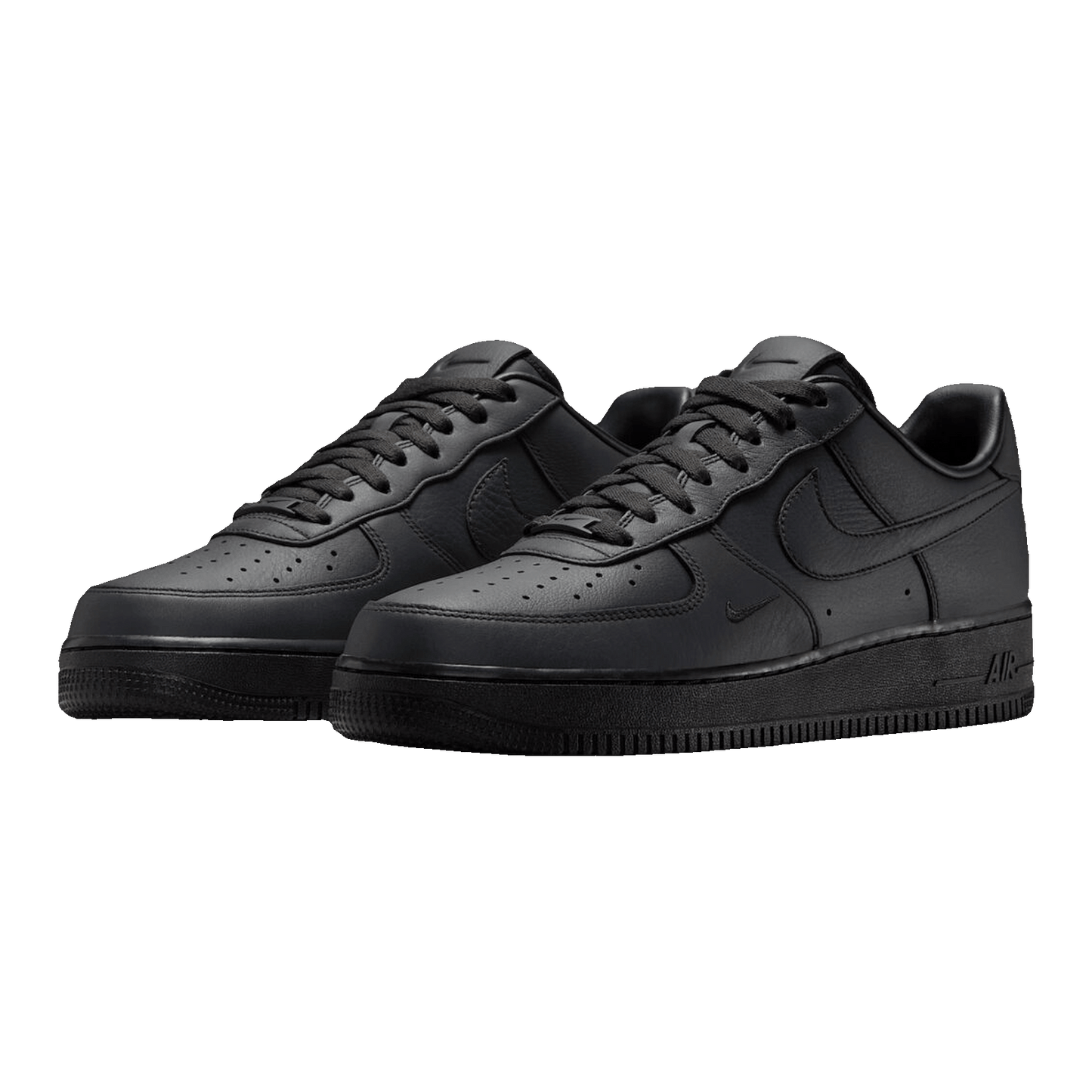 Nike Air Force 1 Low .SWOOSH Dirty Triple Black