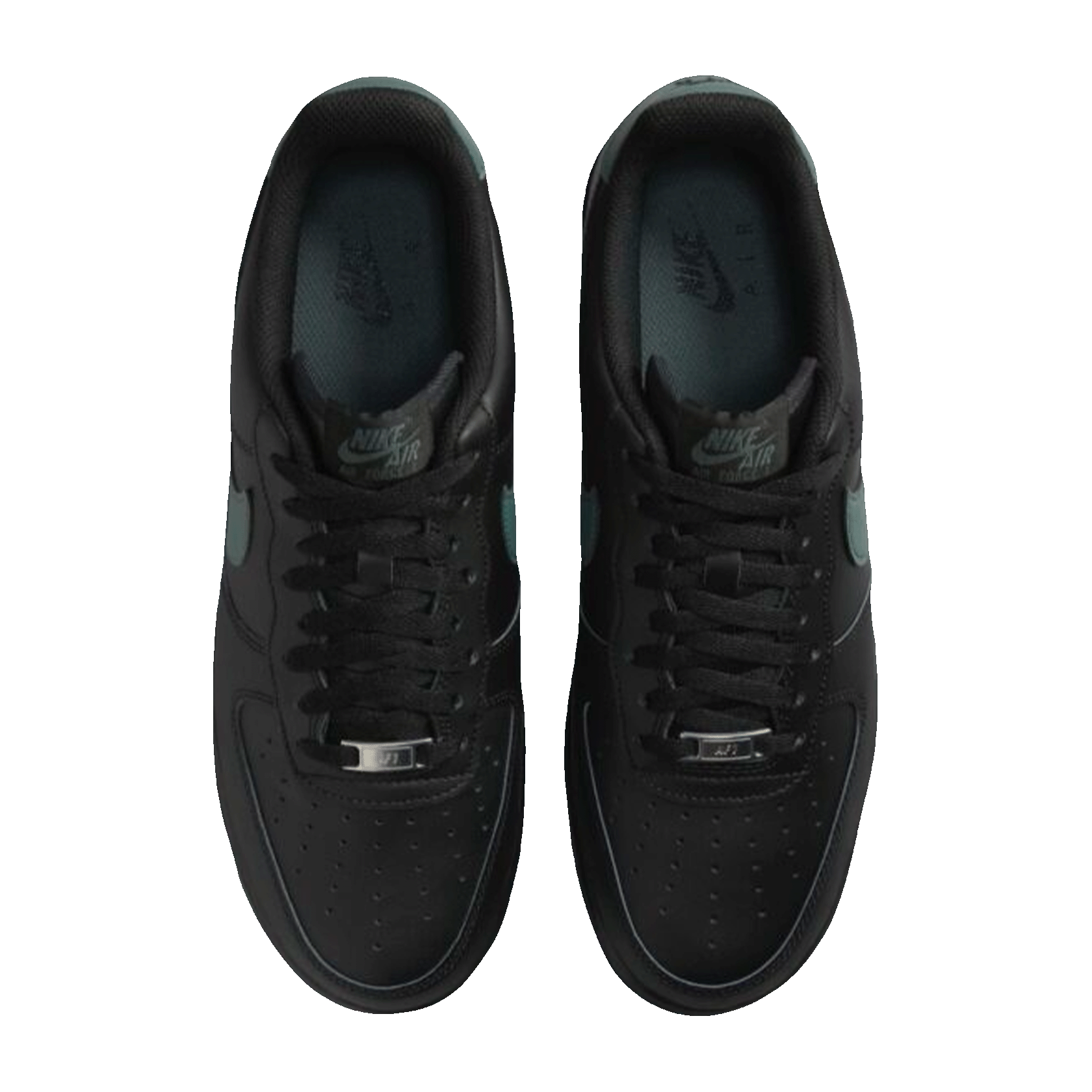 Nike Air Force 1 Low '07 Black Vintage Green Oben