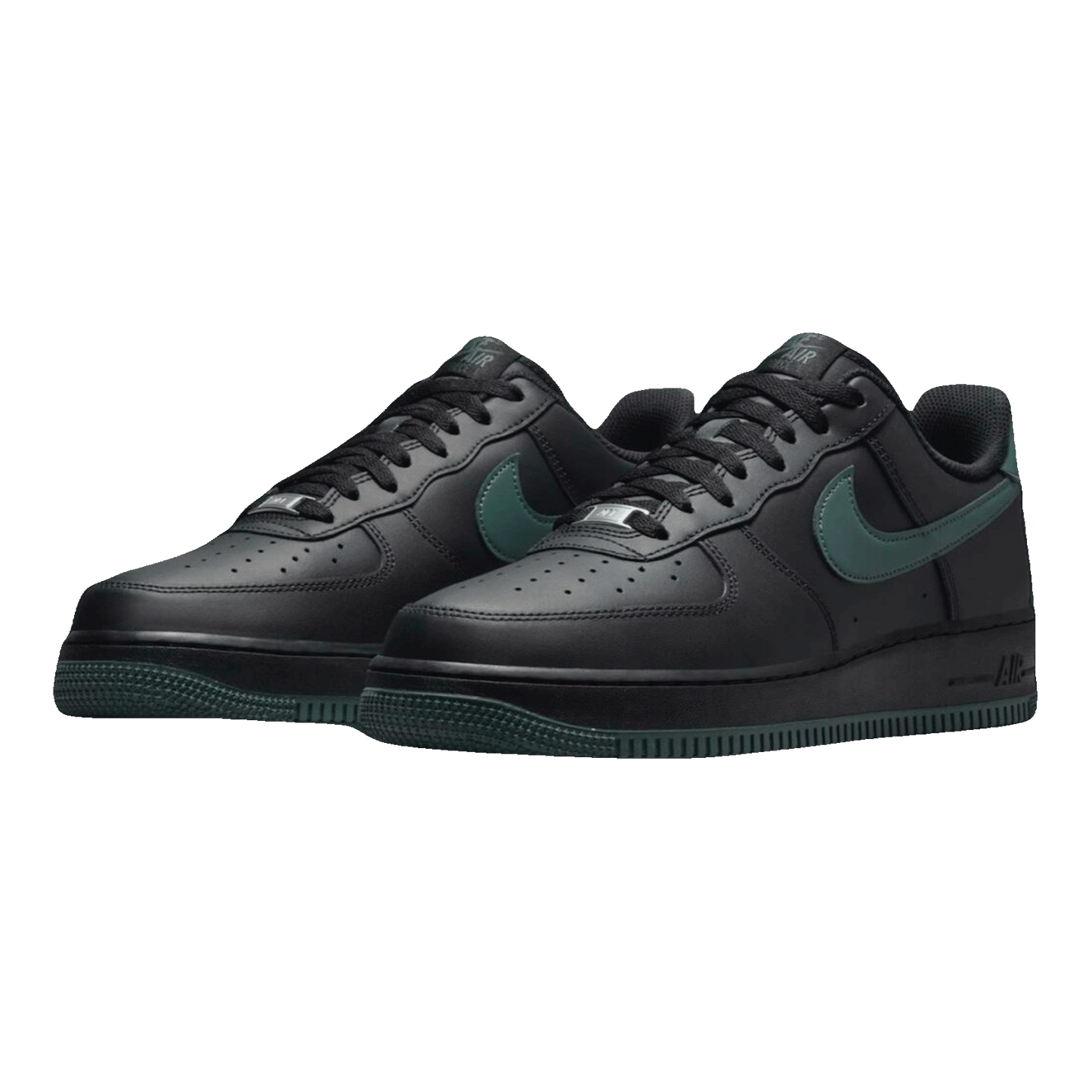 Nike Air Force 1 Low '07 Black Vintage Green Side