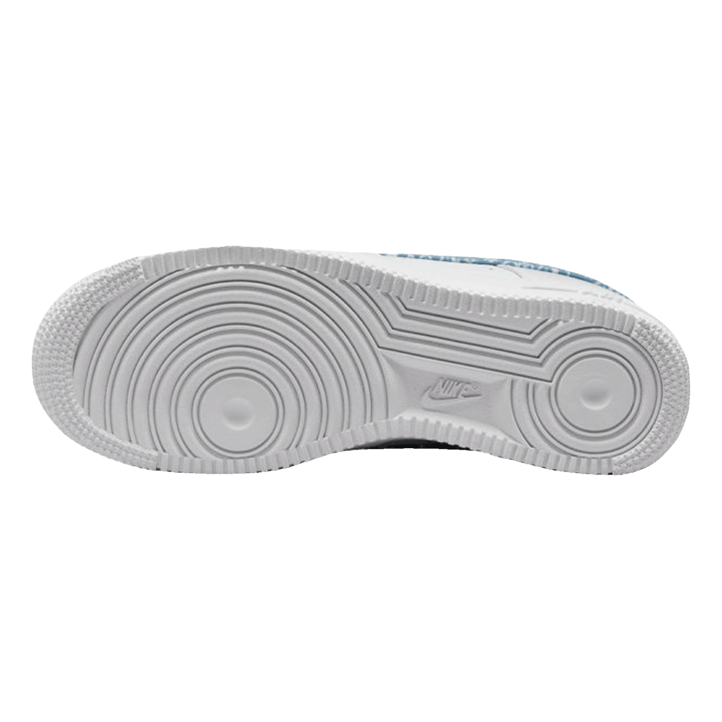 Nike Air Force 1 Low '07 Essential White Worn Blue Paisley (W) Sohle