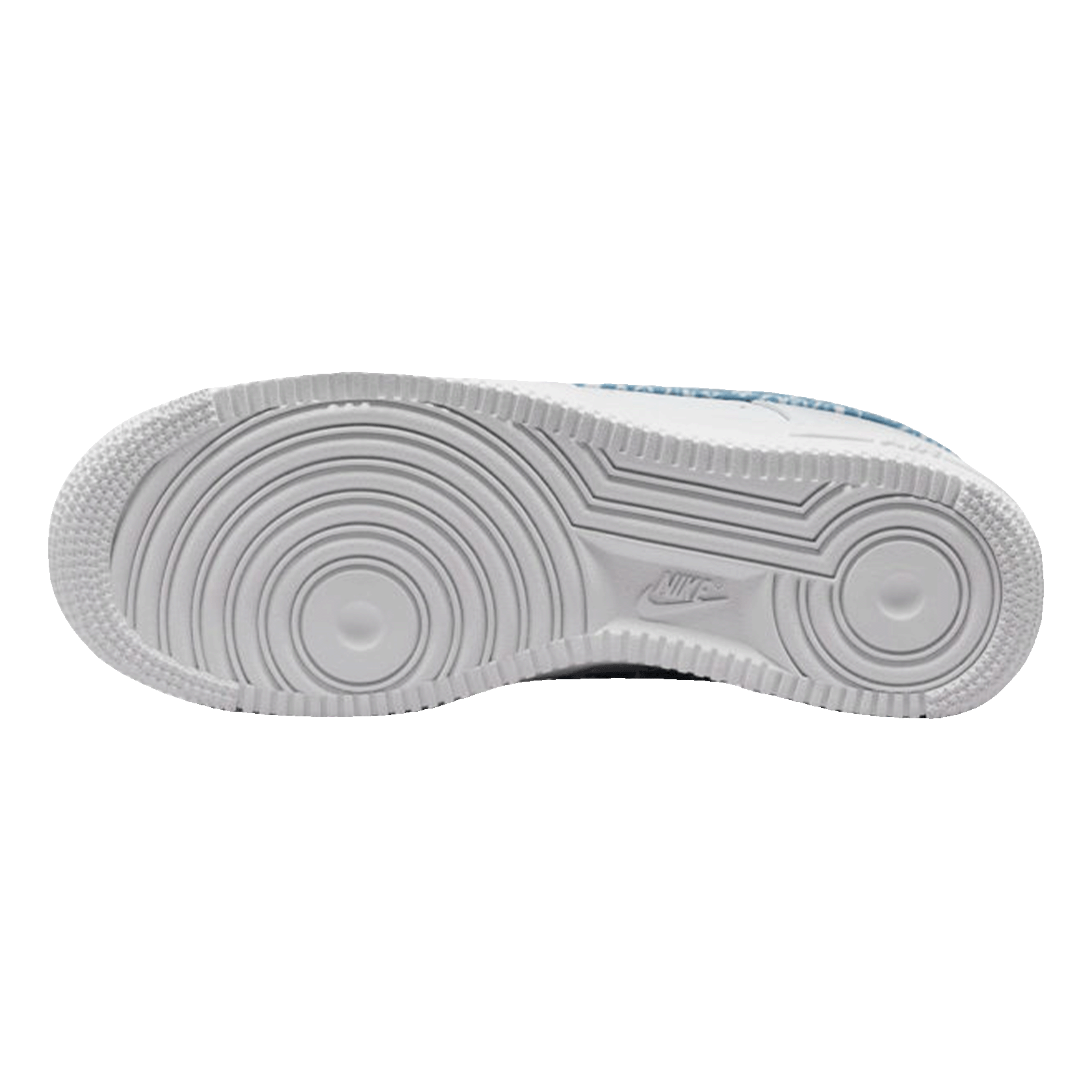 Nike Air Force 1 Low '07 Essential White Worn Blue Paisley (W) Sohle