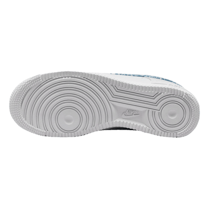 Nike Air Force 1 Low '07 Essential White Worn Blue Paisley (W) Sohle