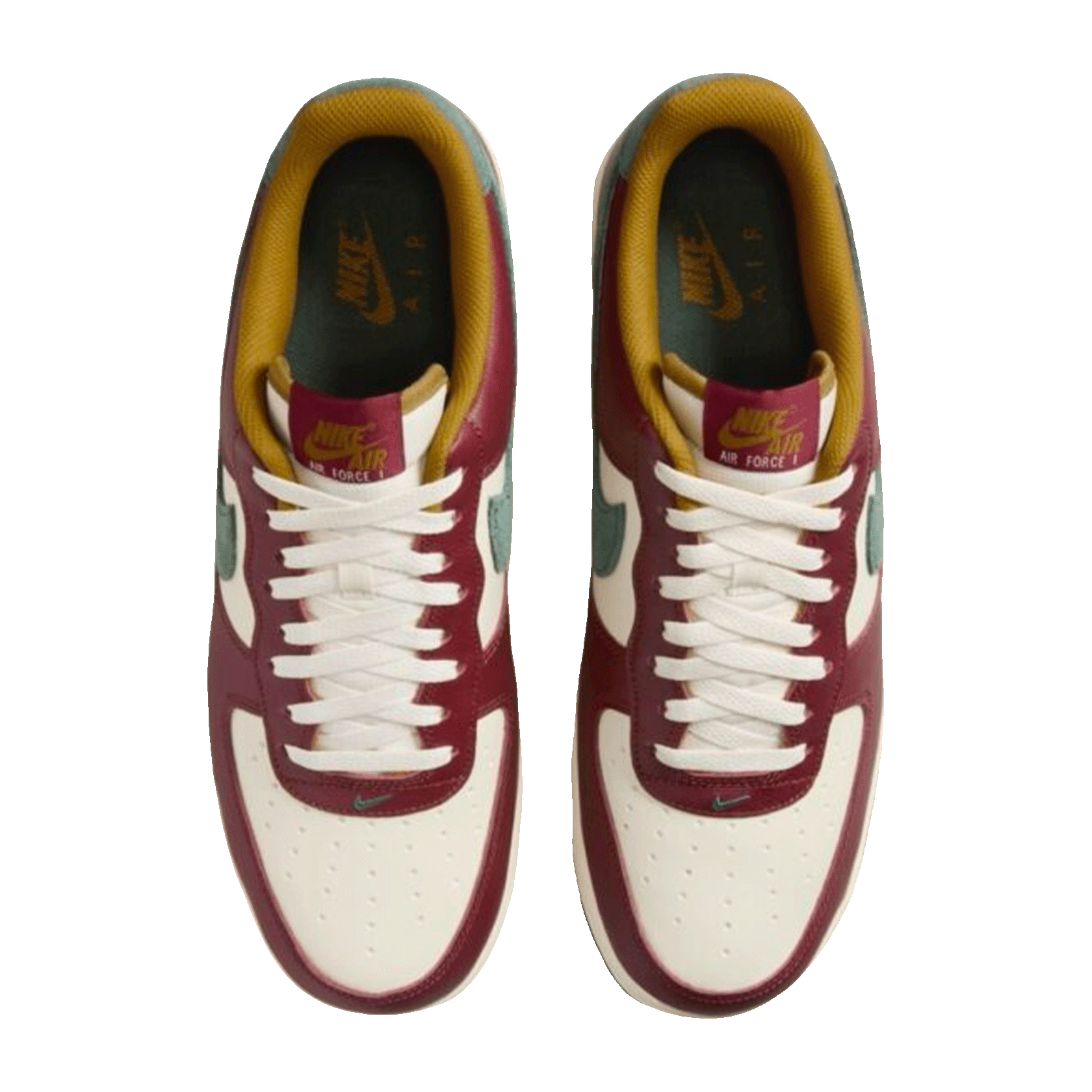 Nike Air Force 1 Low '07 LV8 Dark Team Red Vintage Green Oben