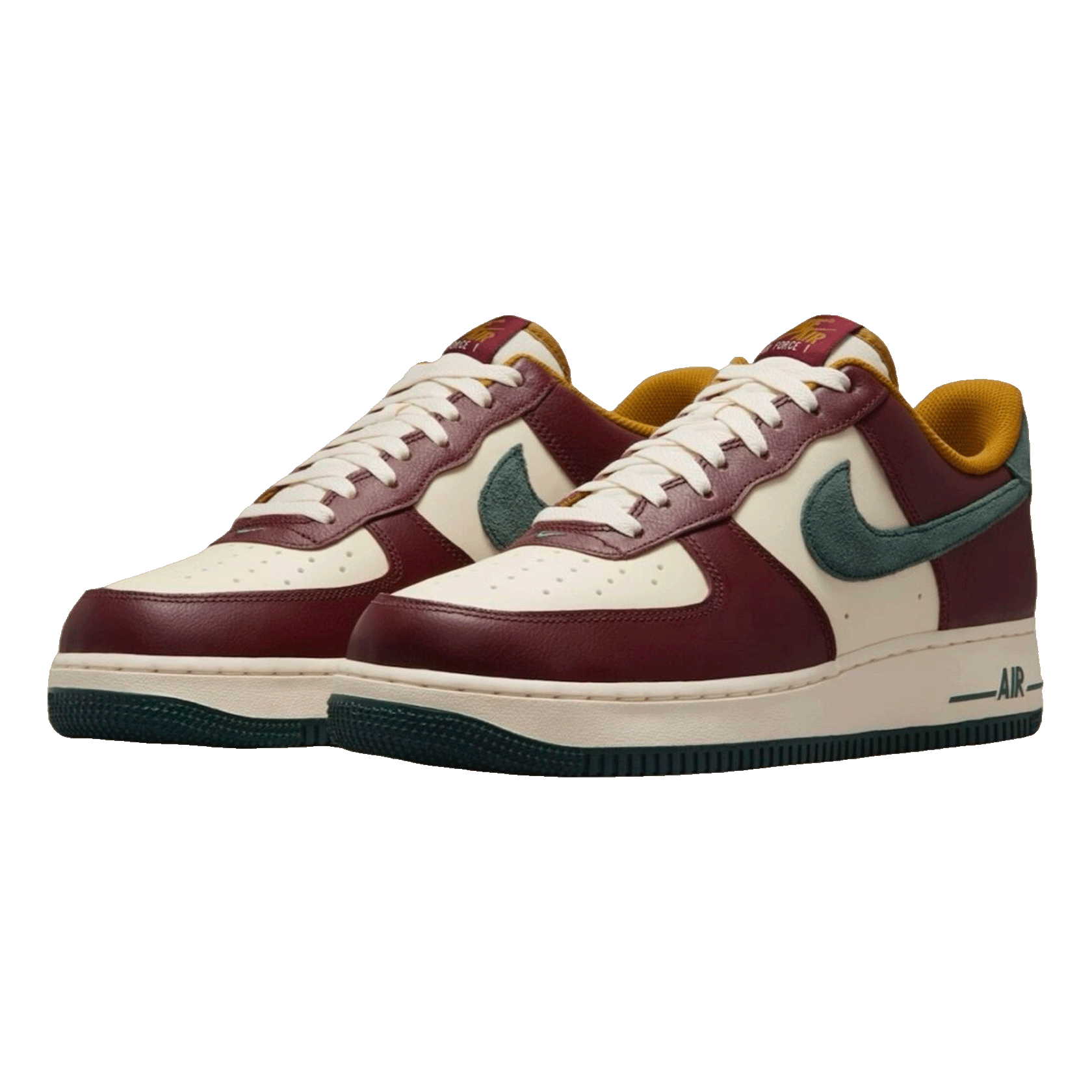Nike Air Force 1 Low '07 LV8 Dark Team Red Vintage Green Side