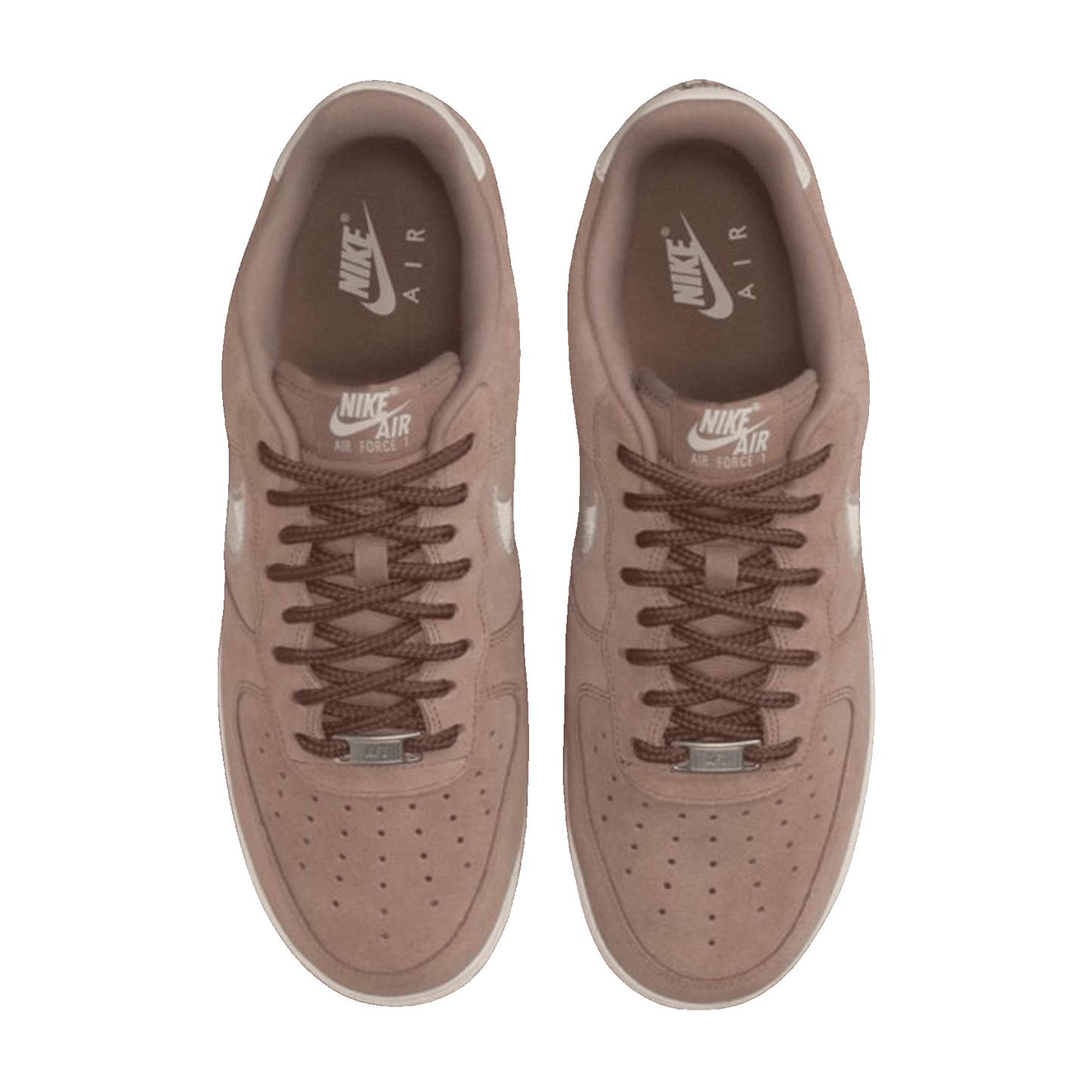 Nike Air Force 1 Low '07 LV8 Mink Brown Embroidered Swoosh Oben