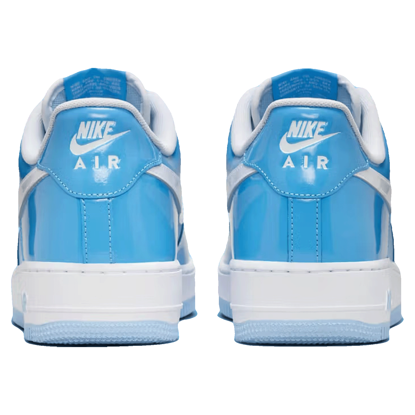 Nike Air Force 1 Low '07 LV8 Phychic Blue White Patent Back