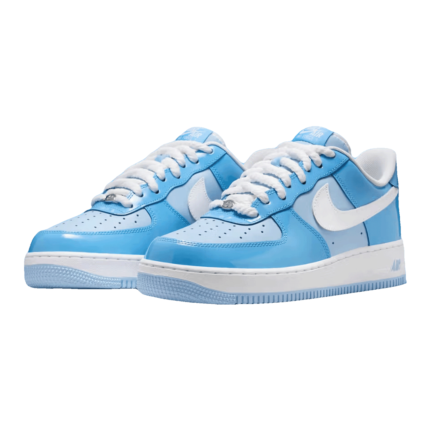 Nike Air Force 1 Low '07 LV8 Phychic Blue White Patent Side