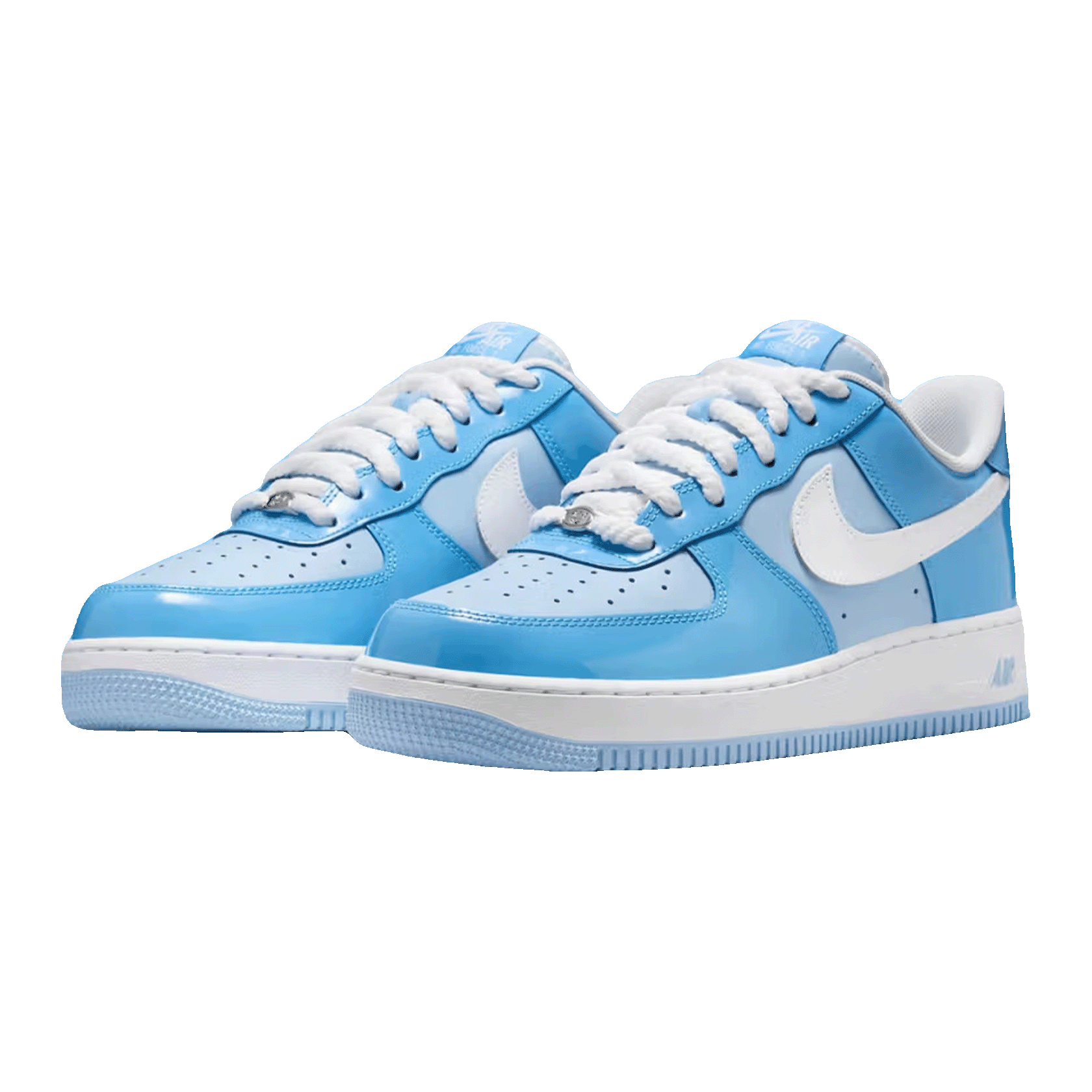 Nike Air Force 1 Low '07 LV8 Phychic Blue White Patent Side