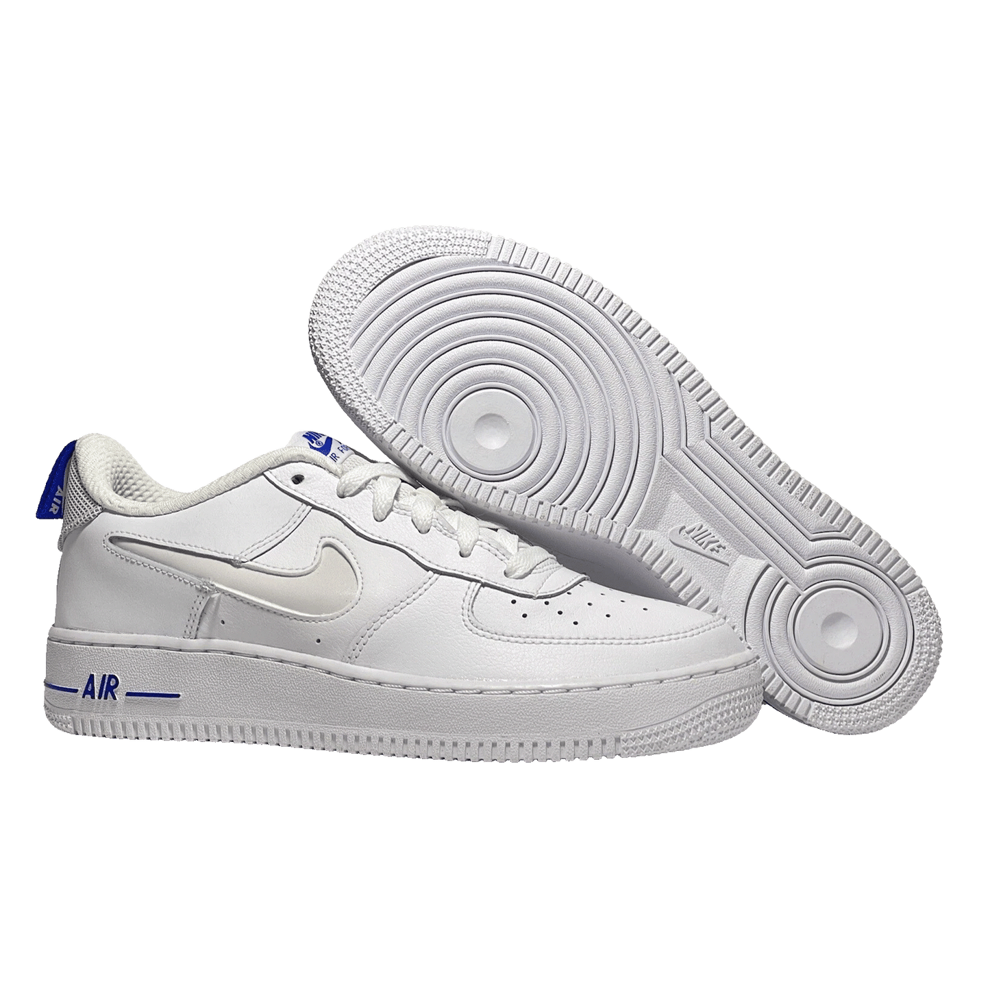 Nike Air Force 1 Low 07 LV8 White Racer Blue (GS)