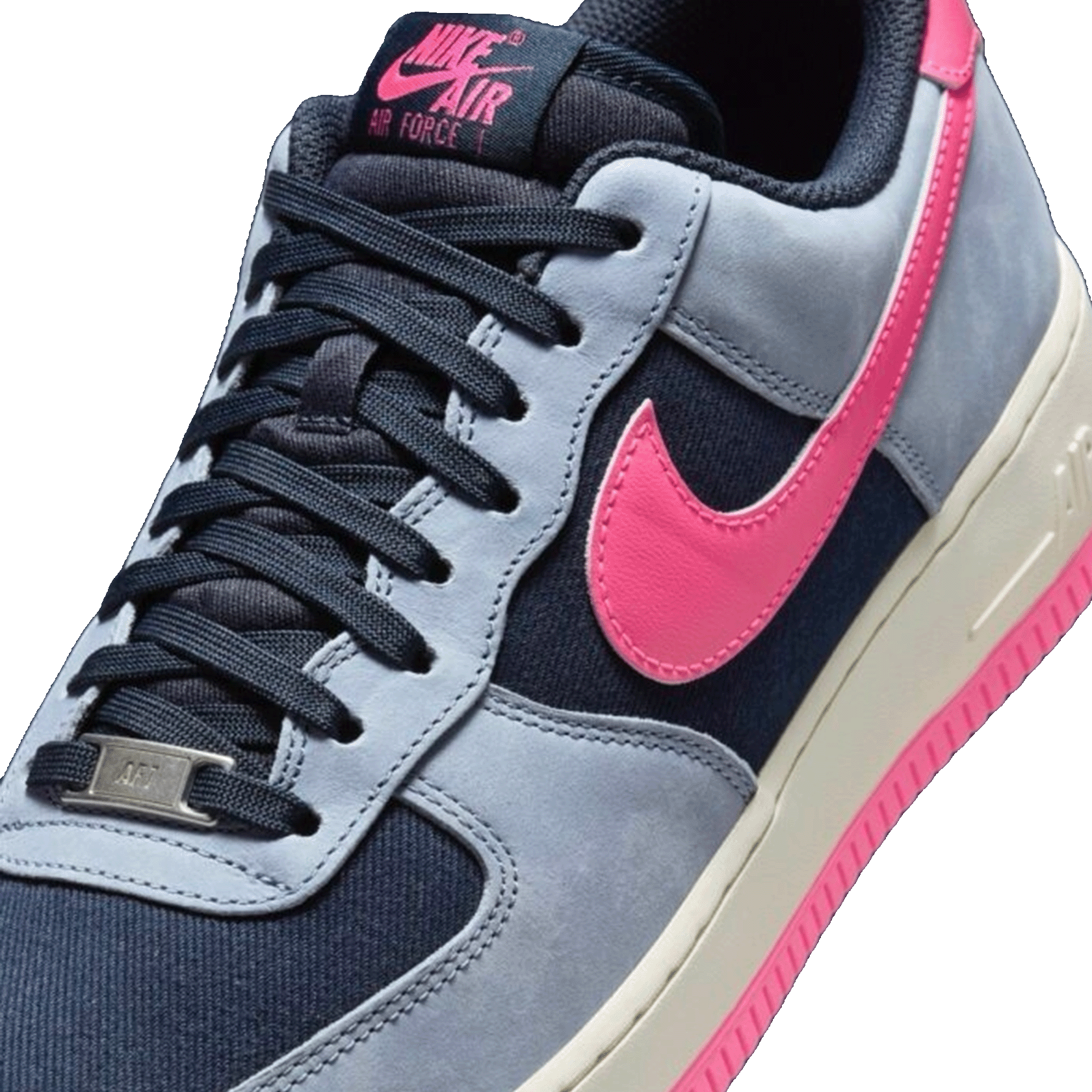 Nike Air Force 1 Low '07 LX Dark Obsidian Ashen Slate Tongue