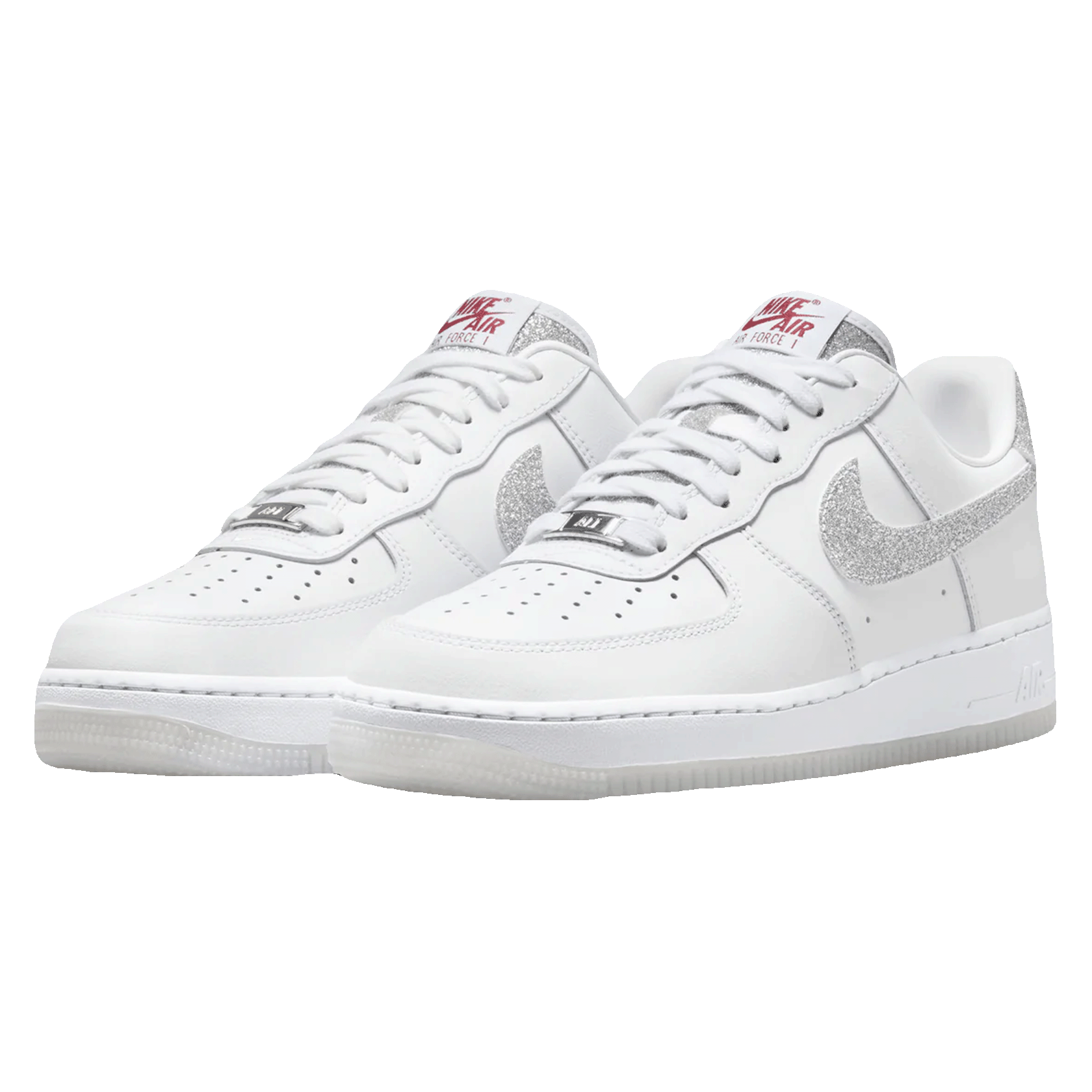Nike Air Force 1 Low '07 LX Glitter Swoosh White (W) Side