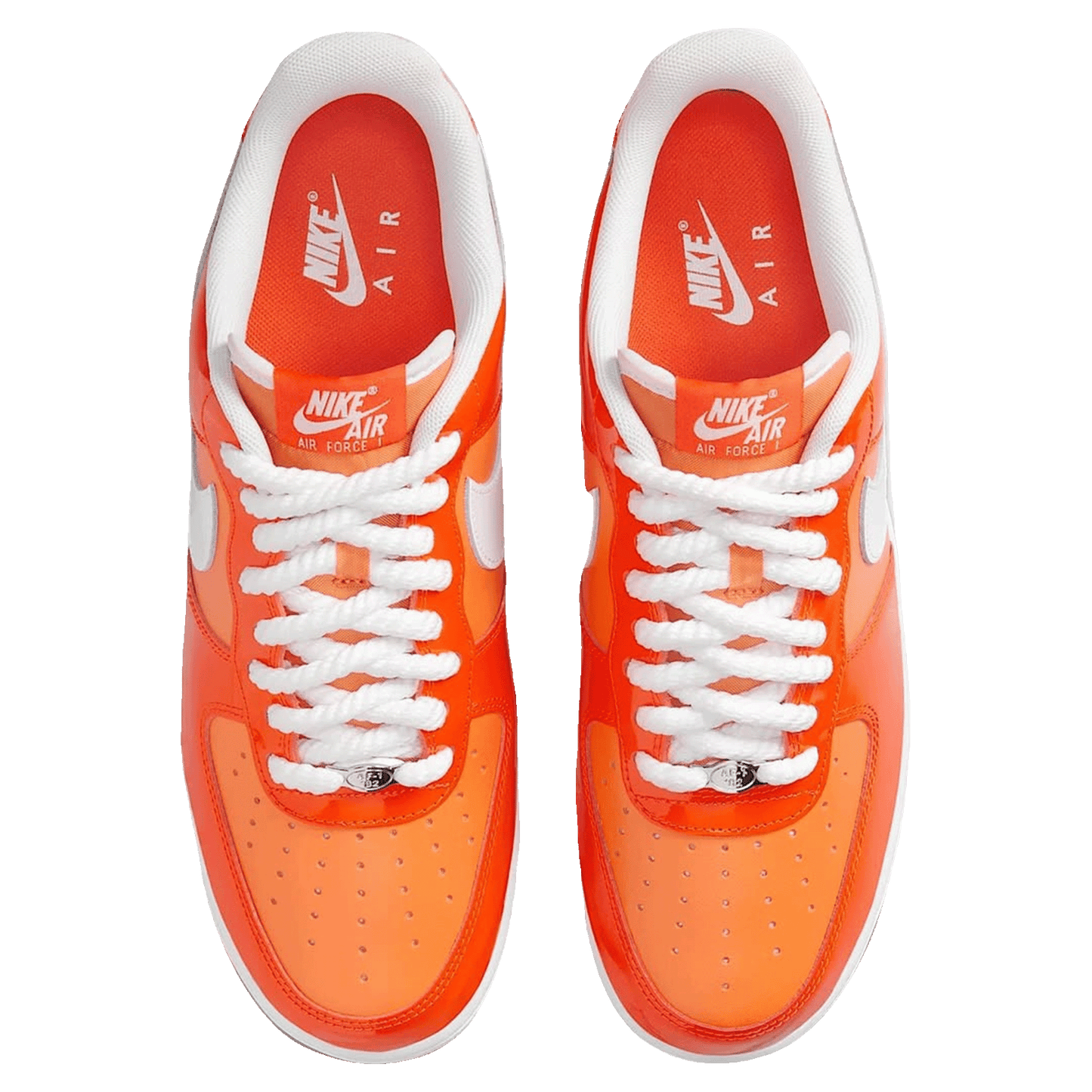Nike Air Force 1 Low '07 Orange White Patent Oben