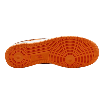 Nike Air Force 1 Low '07 Orange White Patent Sohle