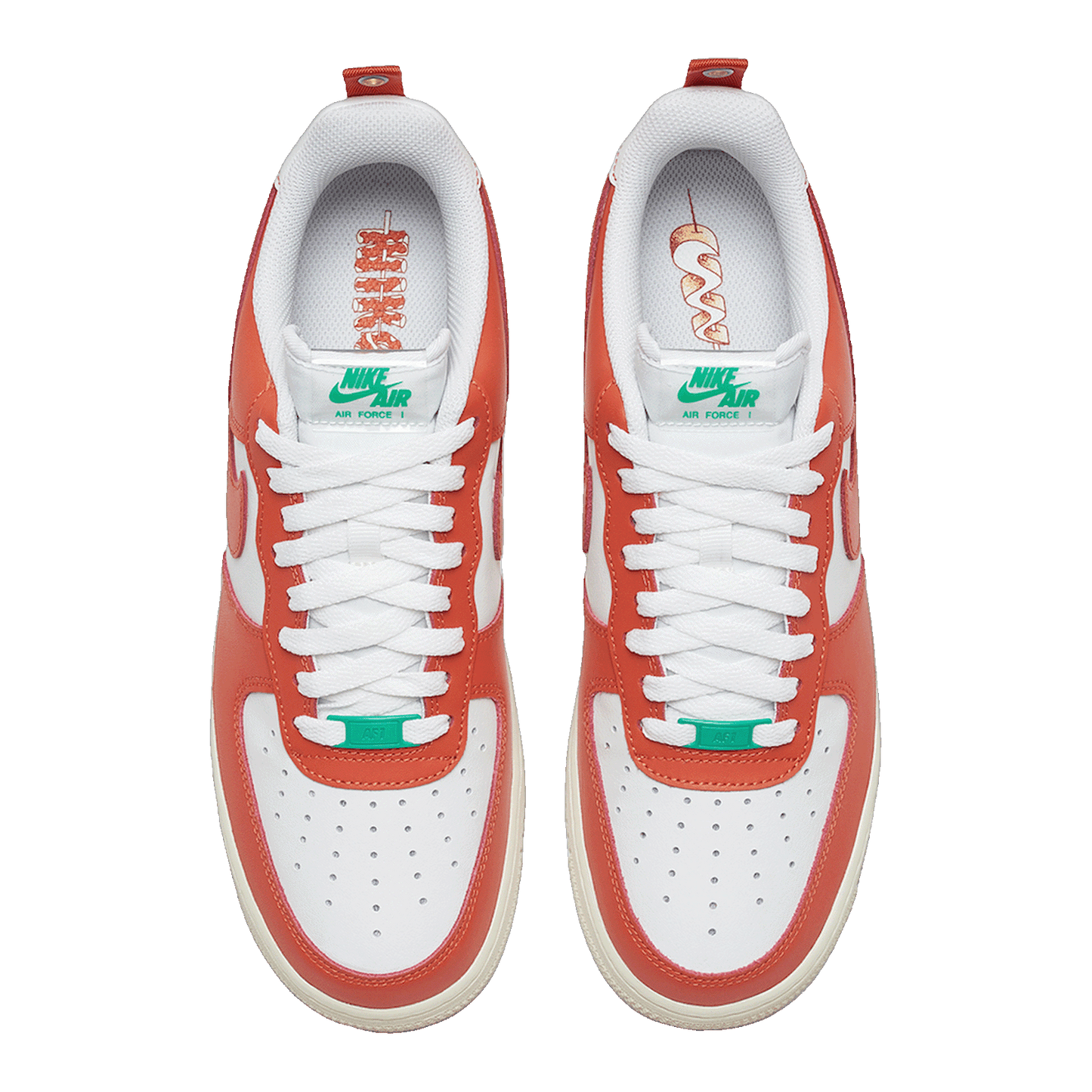 Nike Air Force 1 Low Shadow White Bright Mango (W) Back