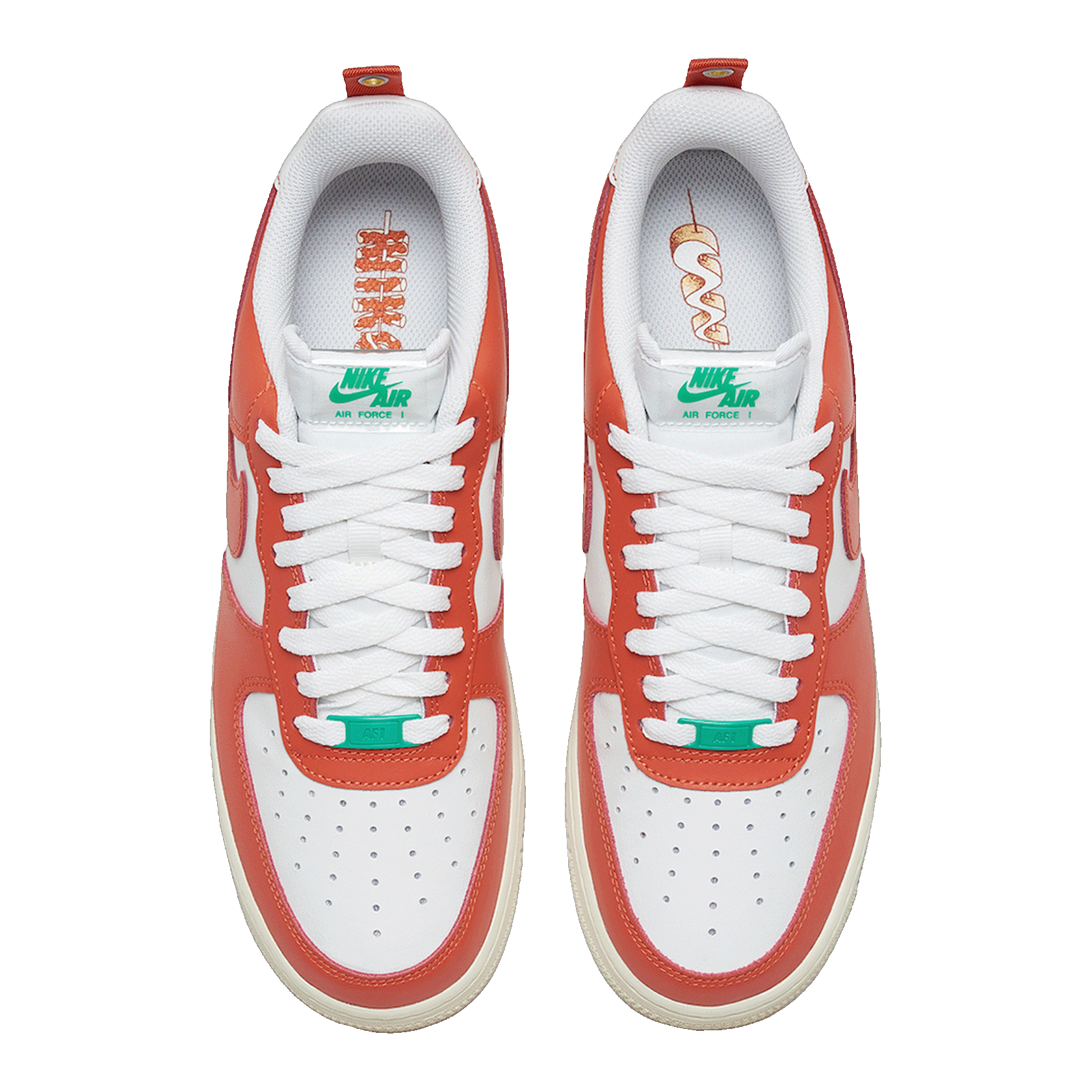 Nike Air Force 1 Low Shadow White Bright Mango (W) Back