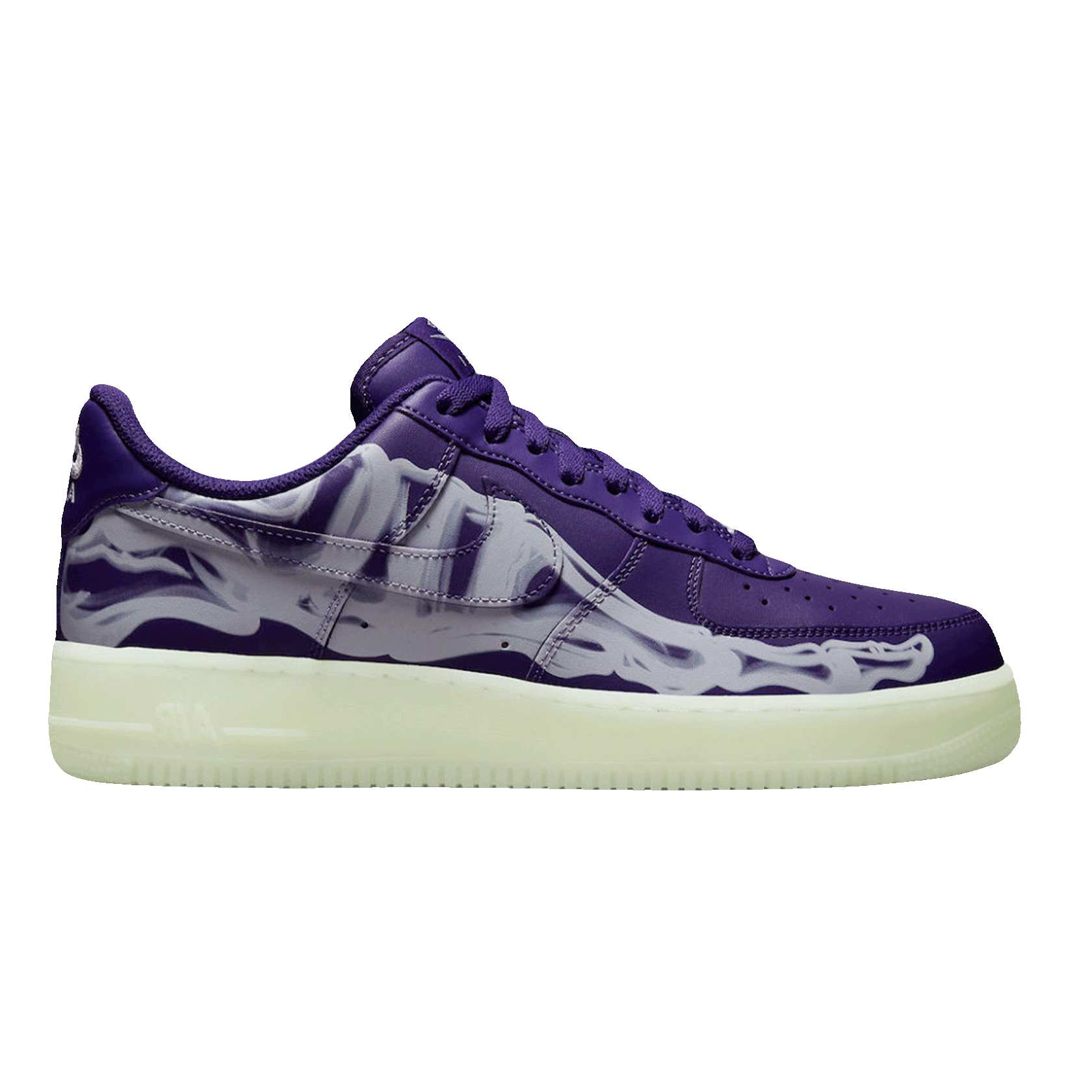 Nike Air Force 1 Low '07 QS Purple Skeleton Halloween (2021)