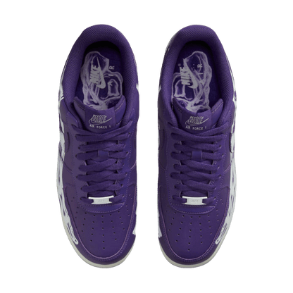 Nike Air Force 1 Low '07 QS Purple Skeleton Halloween (2021) Oben