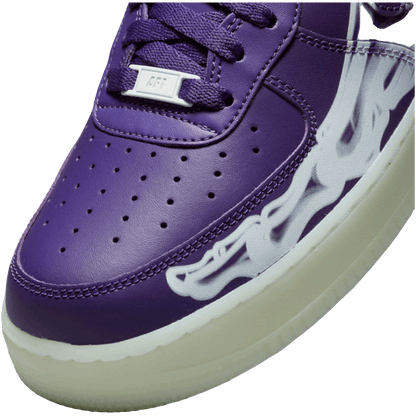 Nike Air Force 1 Low '07 QS Purple Skeleton Halloween (2021) Toe
