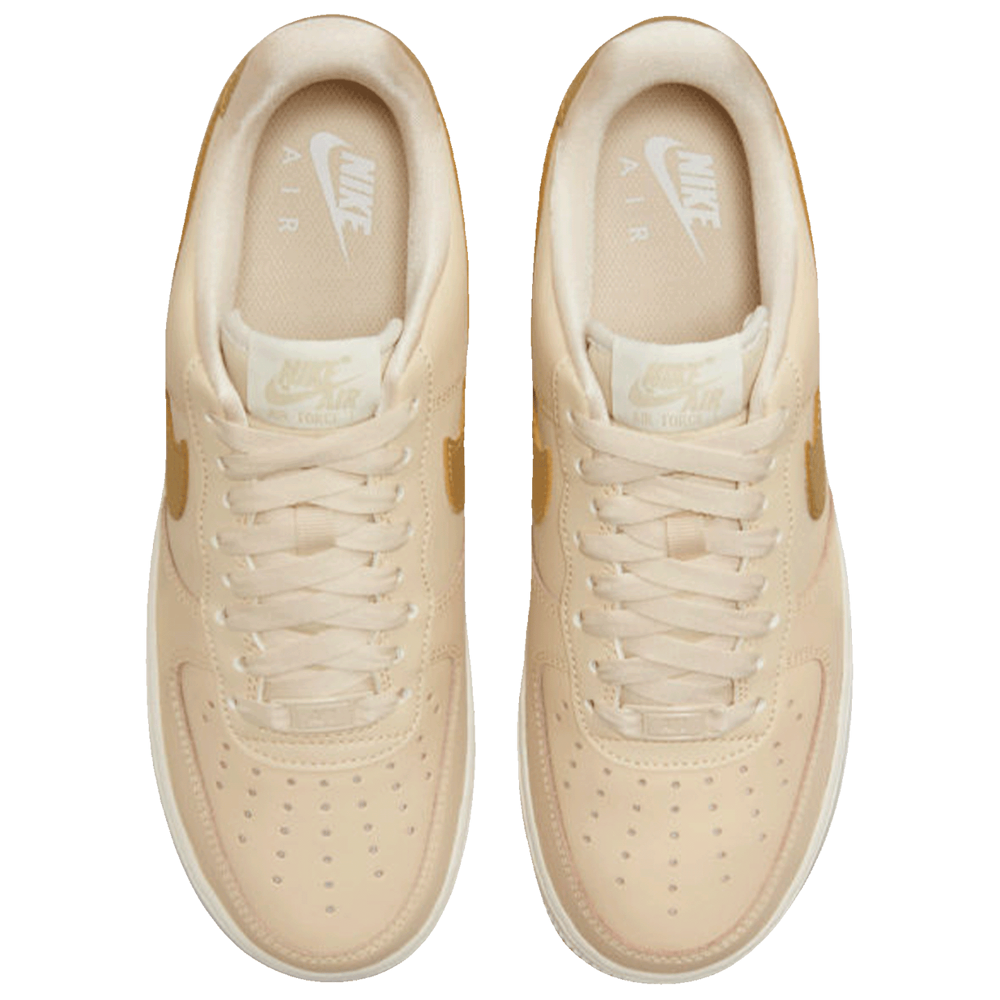 Nike Air Force 1 Low '07 Sanddrift Metallic Gold (W) Oben