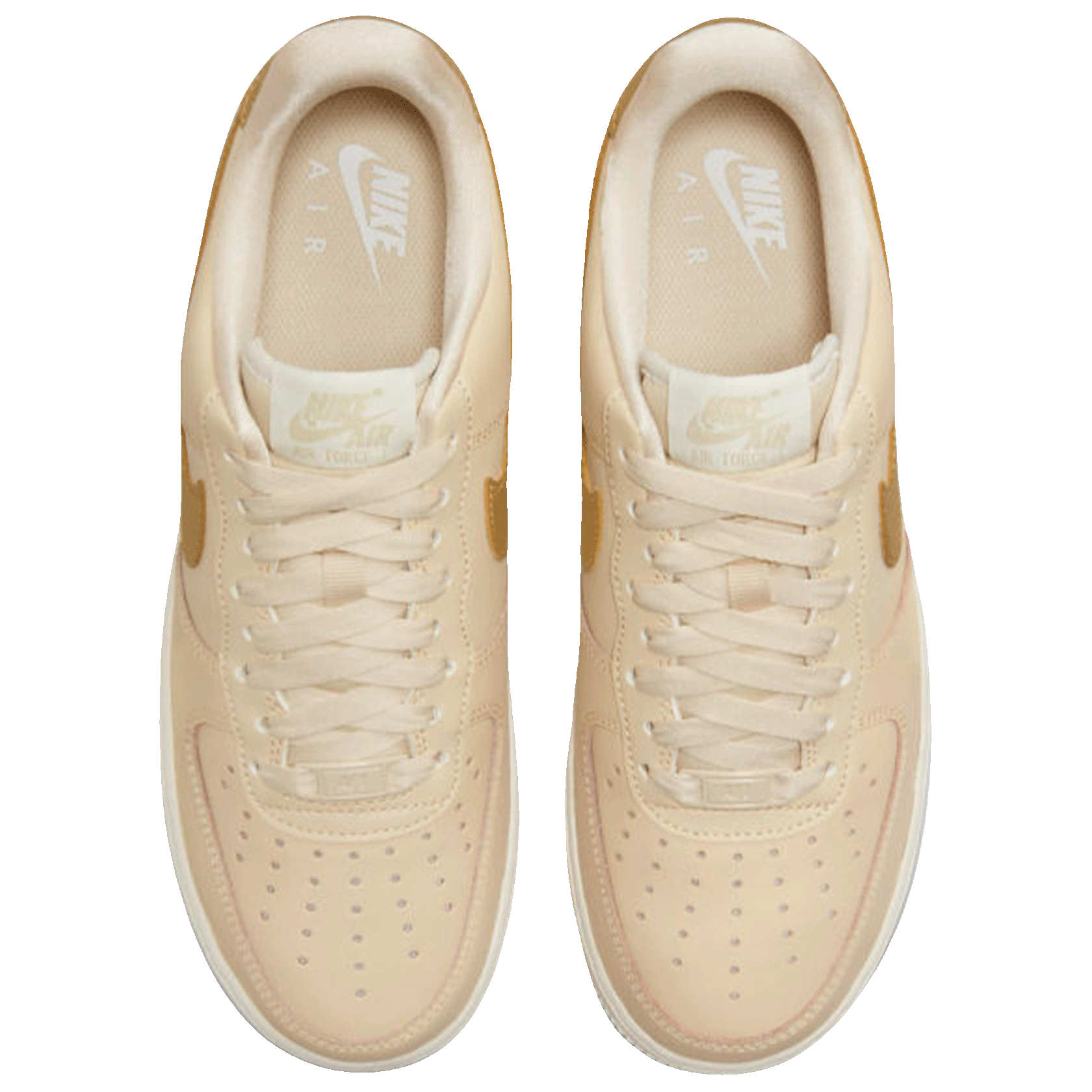 Nike Air Force 1 Low '07 Sanddrift Metallic Gold (W) Oben