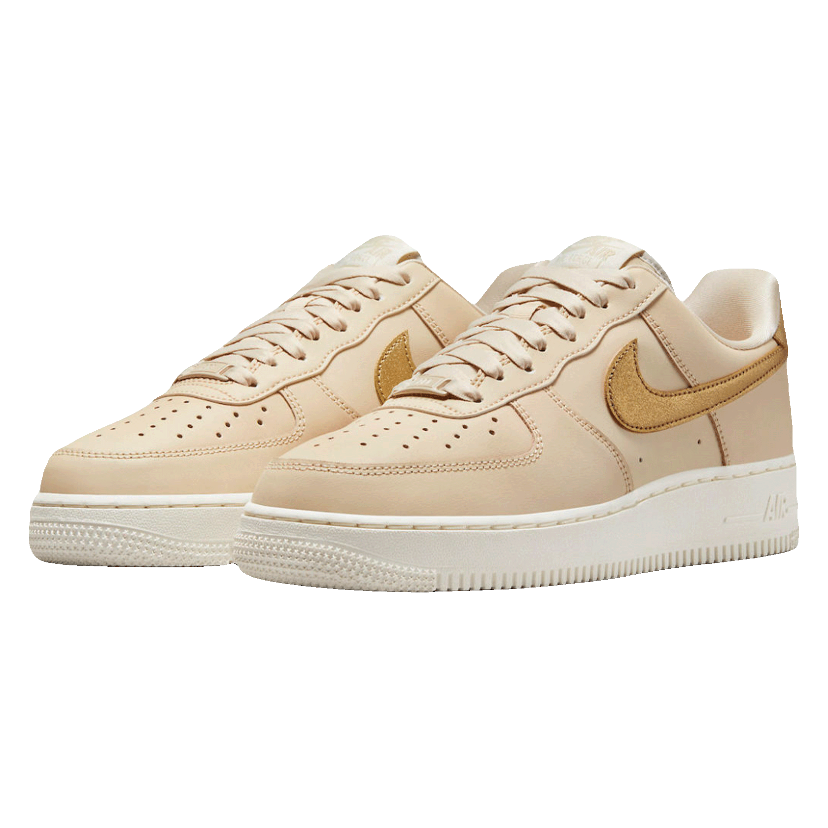 Nike Air Force 1 Low '07 Sanddrift Metallic Gold (W) Side
