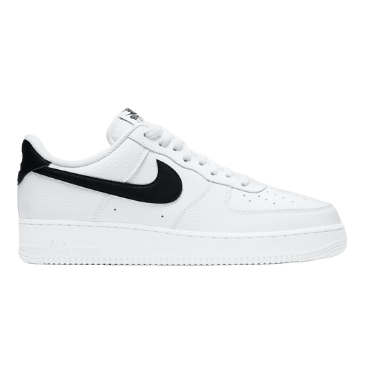 Nike Air Force 1 Low '07 White Black Pebbled Leather