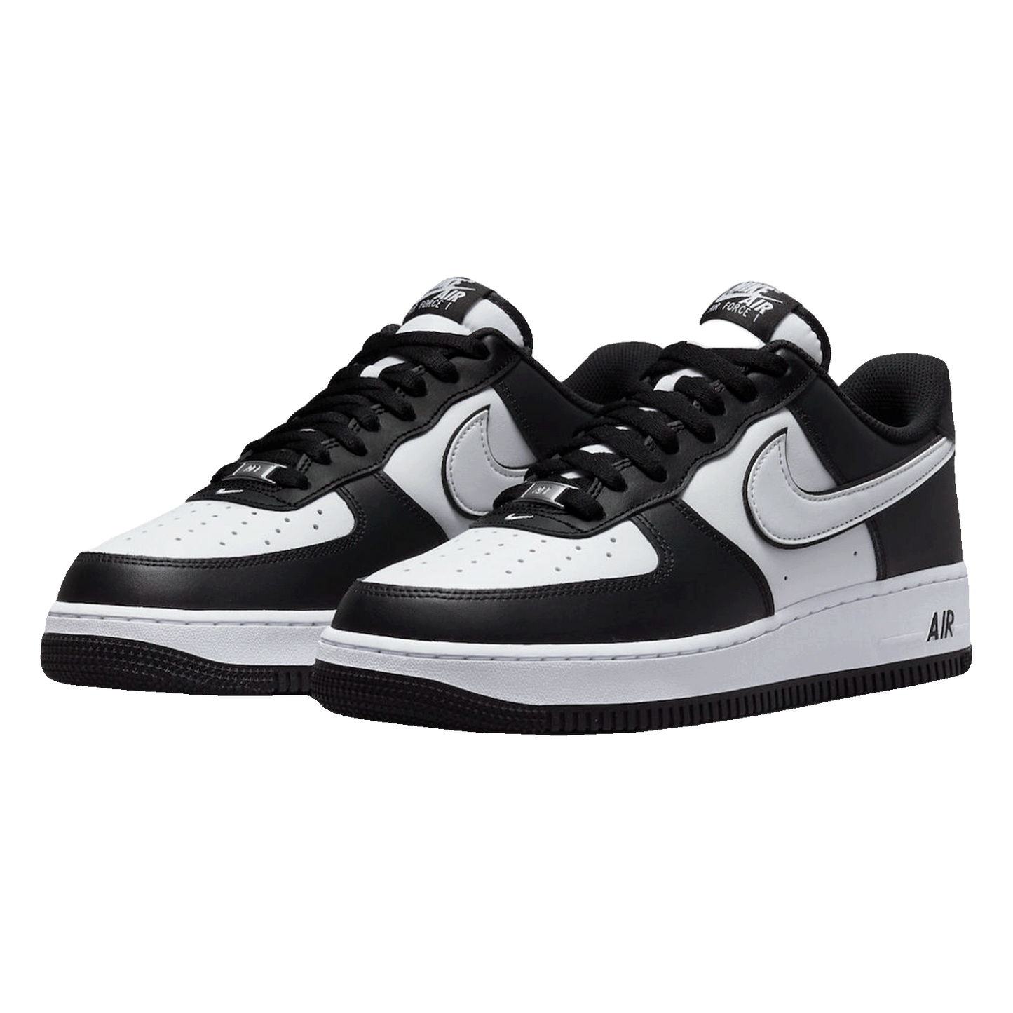 Nike Air Force 1 Low '07 White Swoosh Panda Side