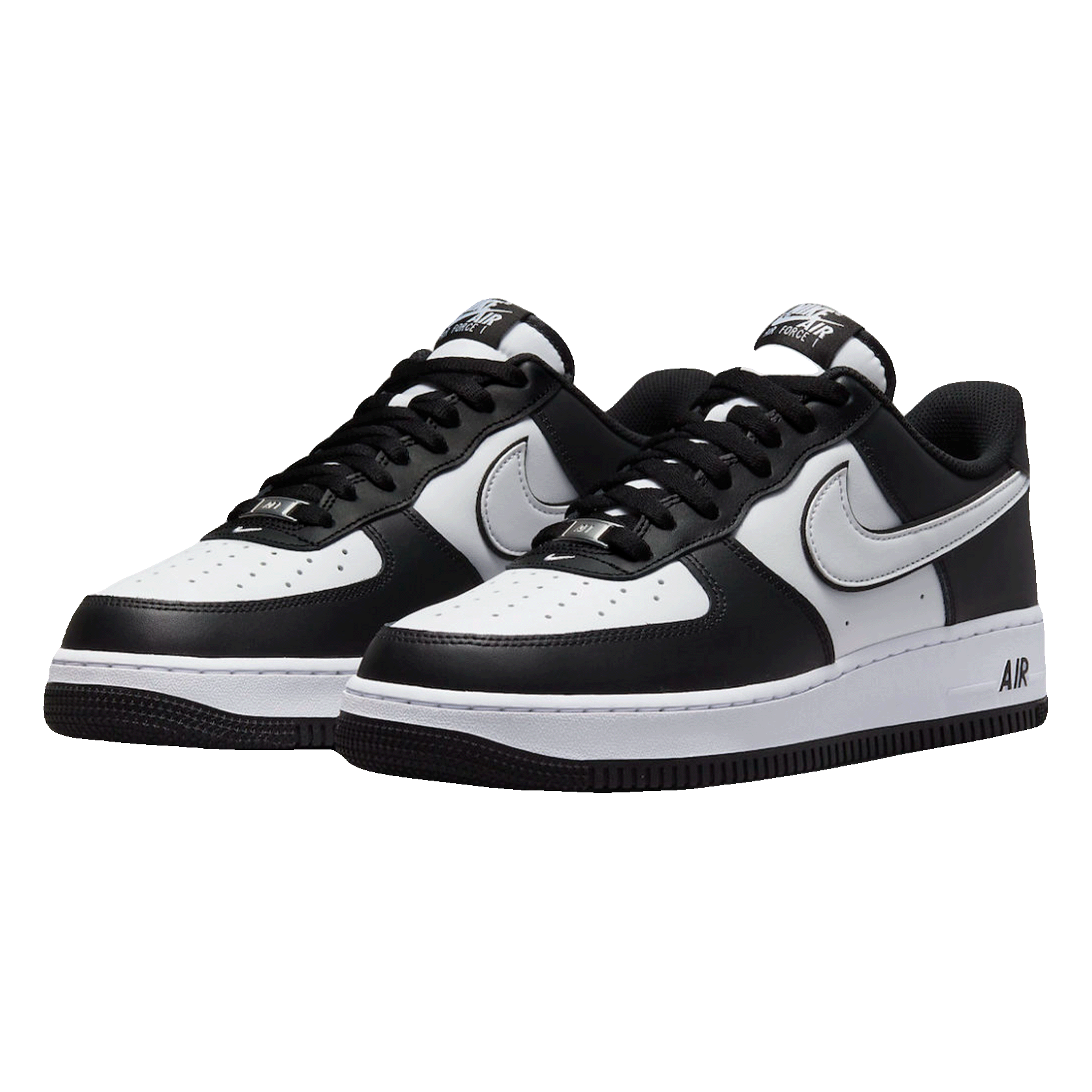 Nike Air Force 1 Low '07 White Swoosh Panda Side