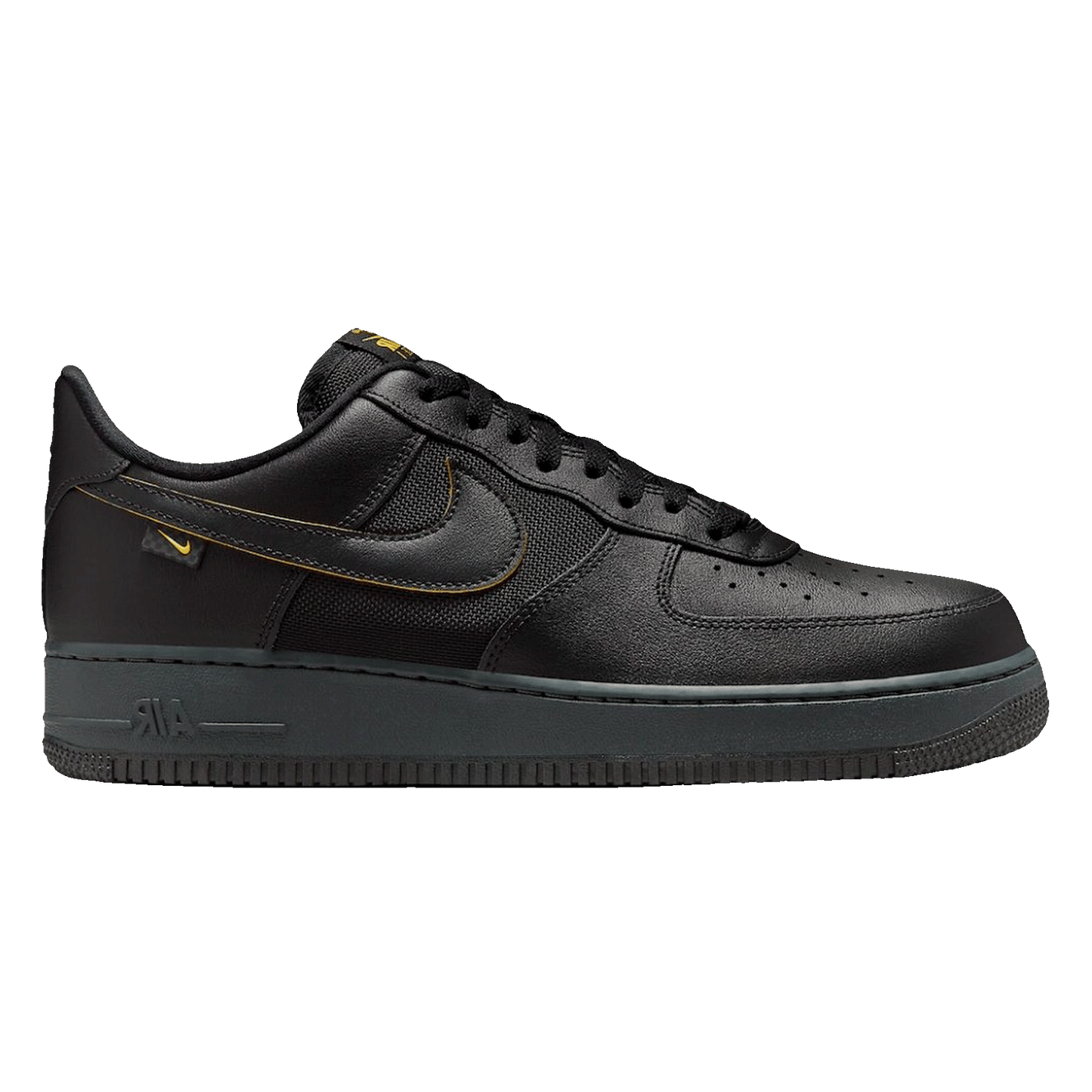 Nike Air Force 1 Low '07 Ballistic Mesh Black University Gold