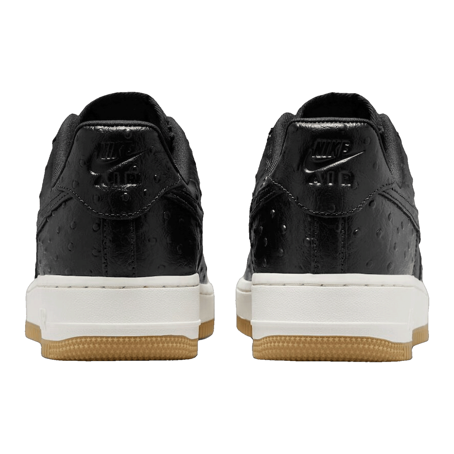 Nike Air Force 1 Low '07 Black Ostrich Gum (W)