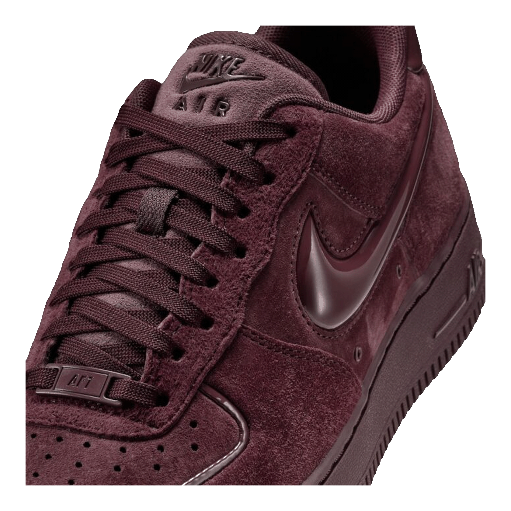 Nike Air Force 1 Low '07 Burgundy Crush (W) Tongue