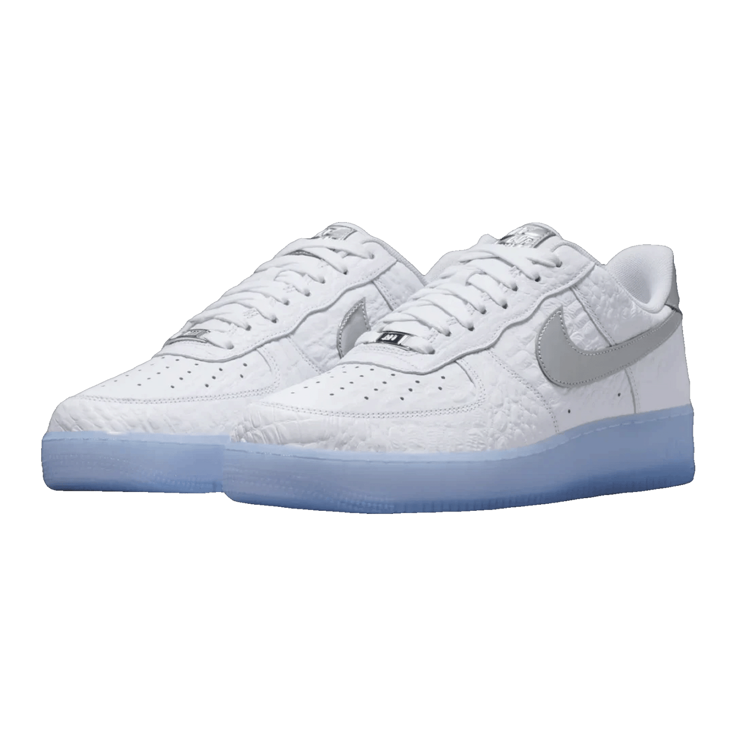 Nike Air Force 1 Low '07 Crocodile White Blue Tint Side IR1981-100