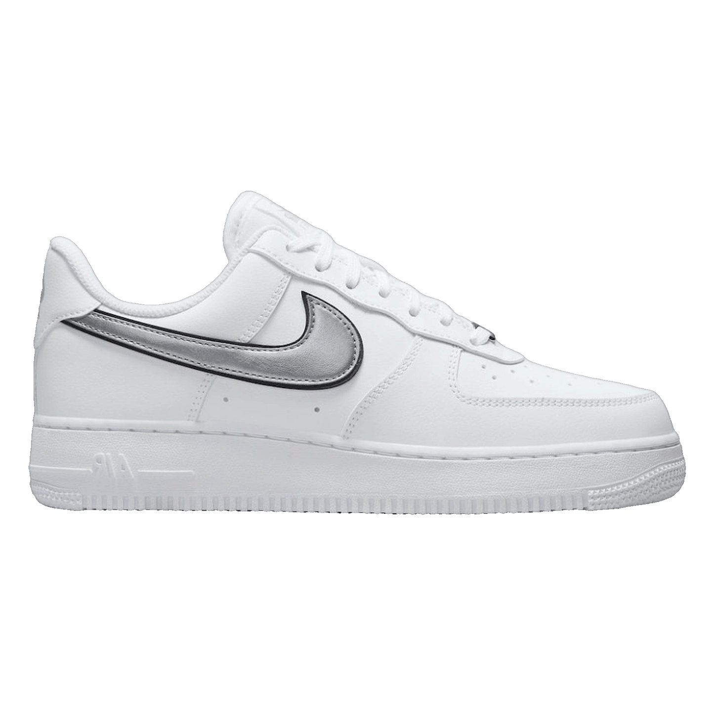 Nike Air Force 1 Low '07 Essential White Metallic Silver Black (W)