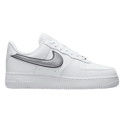 Nike Air Force 1 Low '07 Essential White Metallic Silver Black (W)