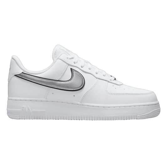 Nike Air Force 1 Low '07 Essential White Metallic Silver Black (W)