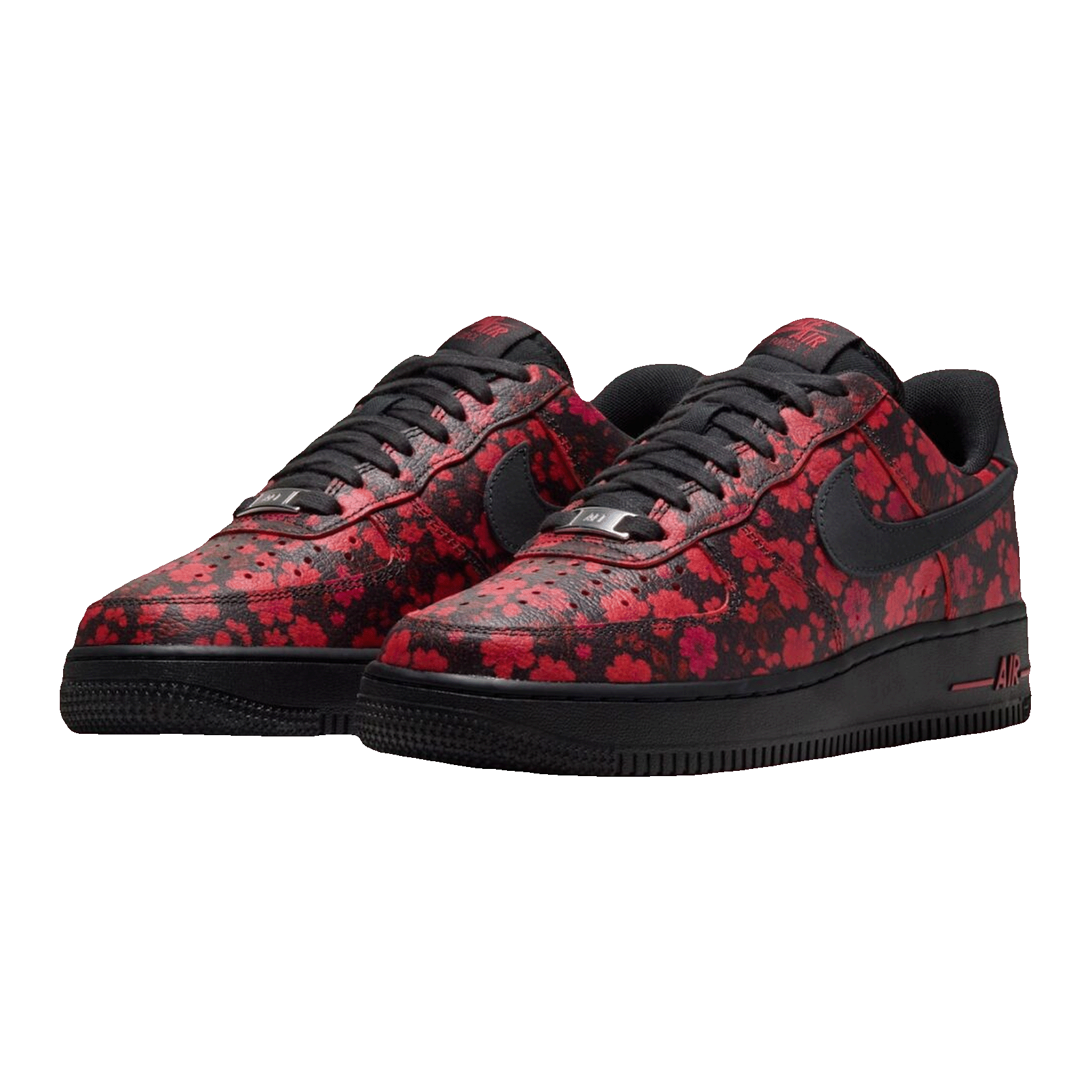 Nike Air Force 1 Low '07 Floral Off Noir Cinnabar (W) Side IR8617-900