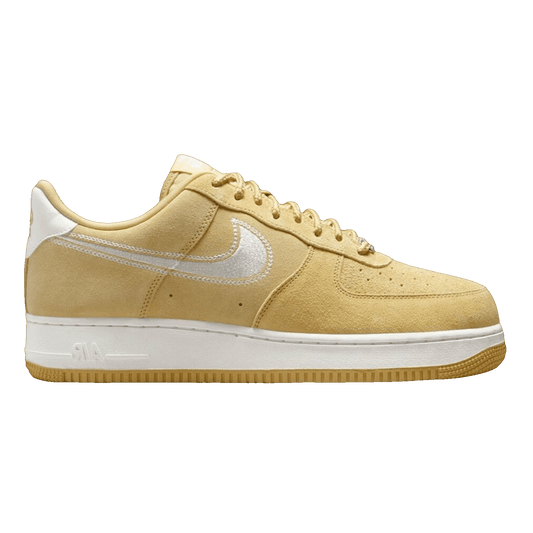 Nike Air Force 1 Low '07 LV8 Buff Gold Sail Embroidered Swoosh