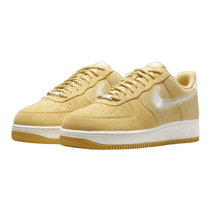 Nike Air Force 1 Low '07 LV8 Buff Gold Sail Embroidered Swoosh
