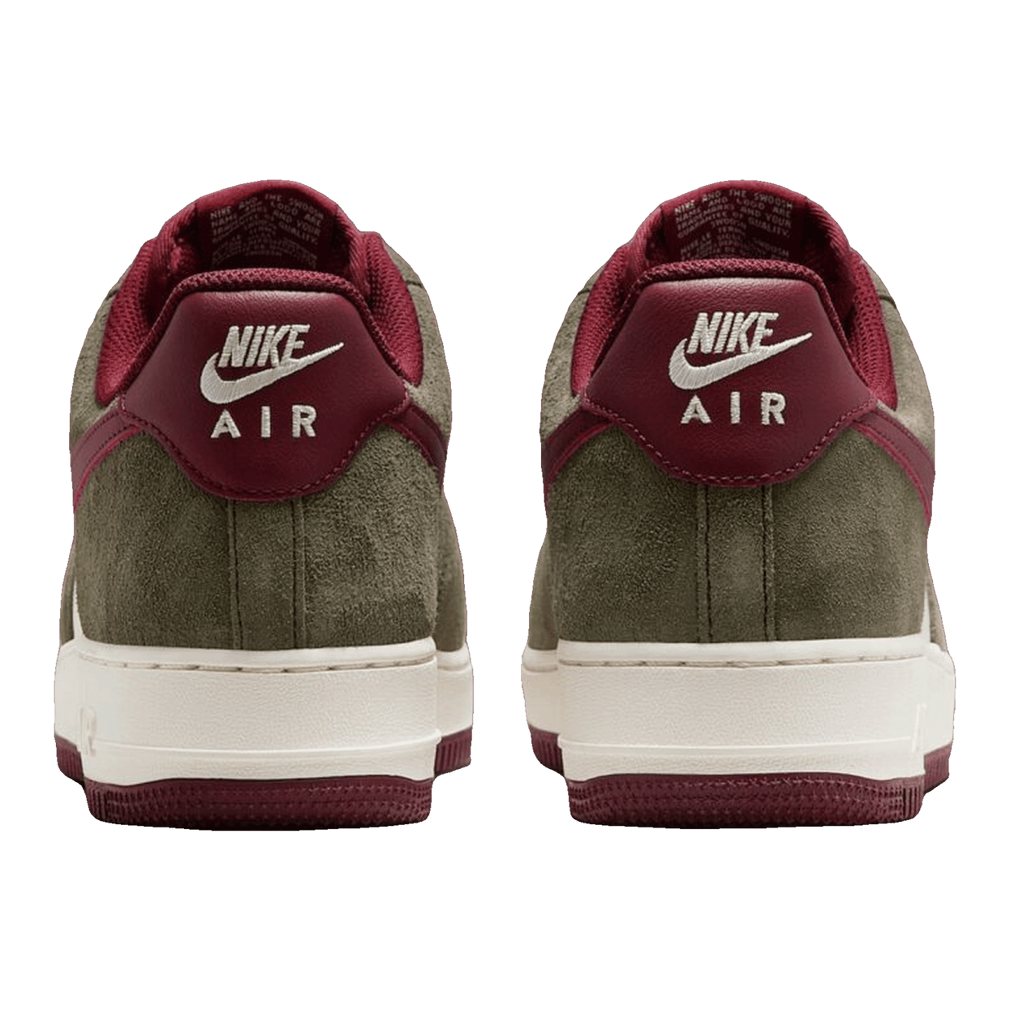 Nike Air Force 1 Low '07 LV8 Cargo Khaki Pale Ivory Dark Team Red