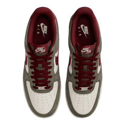 Nike Air Force 1 Low '07 LV8 Cargo Khaki Pale Ivory Dark Team Red