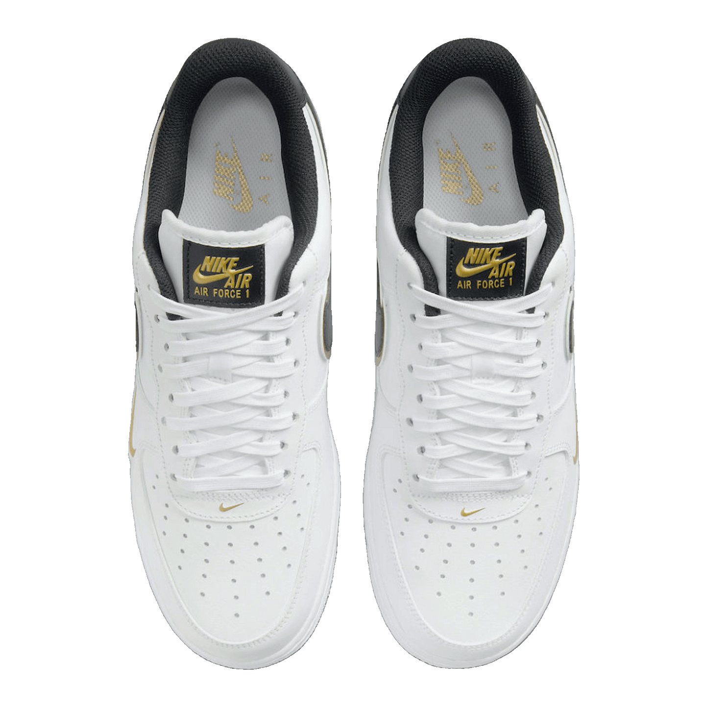 Nike Air Force 1 Low '07 LV8 Double Swoosh White Metallic Gold