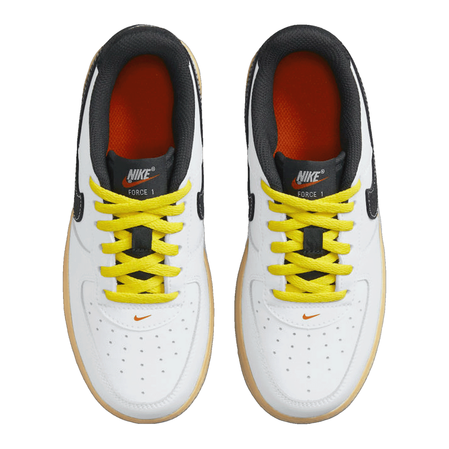 Nike Air Force 1 Low LV8 White Magma Orange (GS) Back