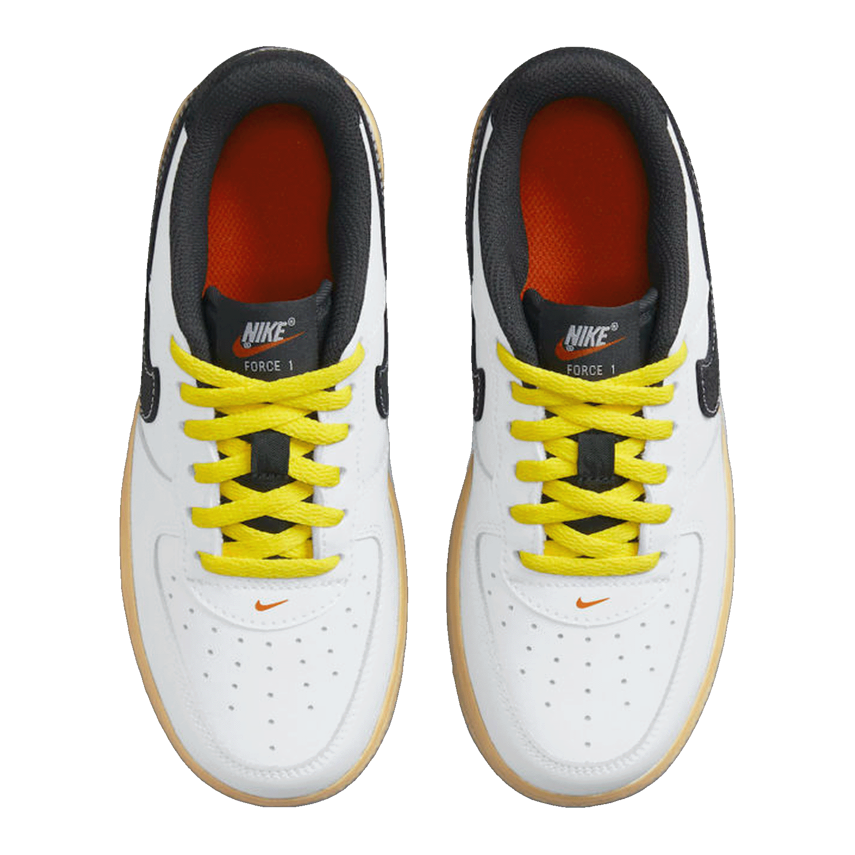 Nike Air Force 1 Low LV8 White Magma Orange (GS) Back