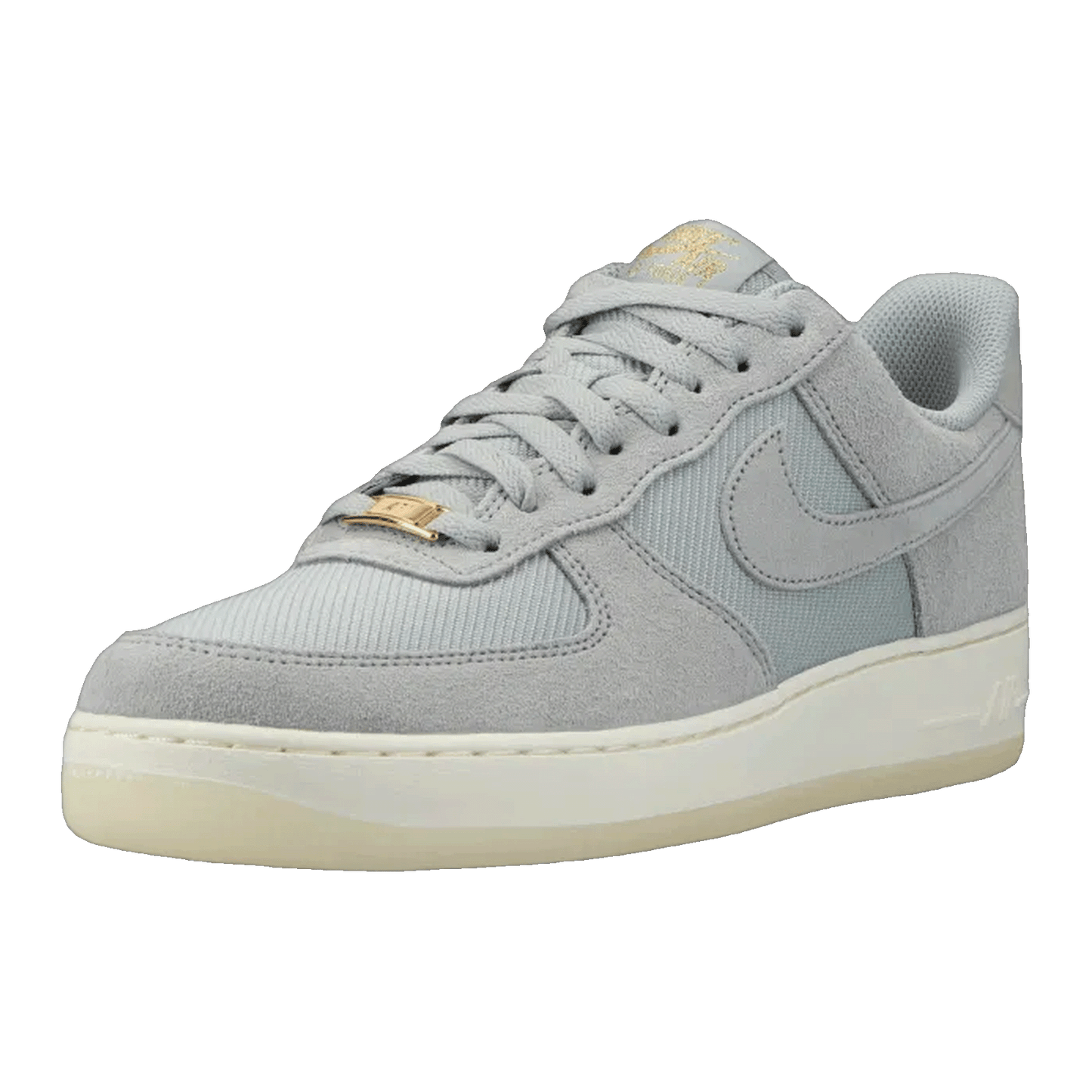 Nike Air Force 1 Low '07 LV8 Light Smoke Grey Metallic Gold Pale Ivory