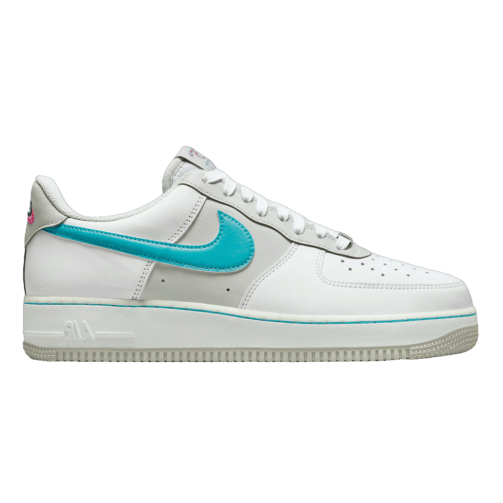Nike Air Force 1 Low Next Nature White Metallic Grey (W) Side