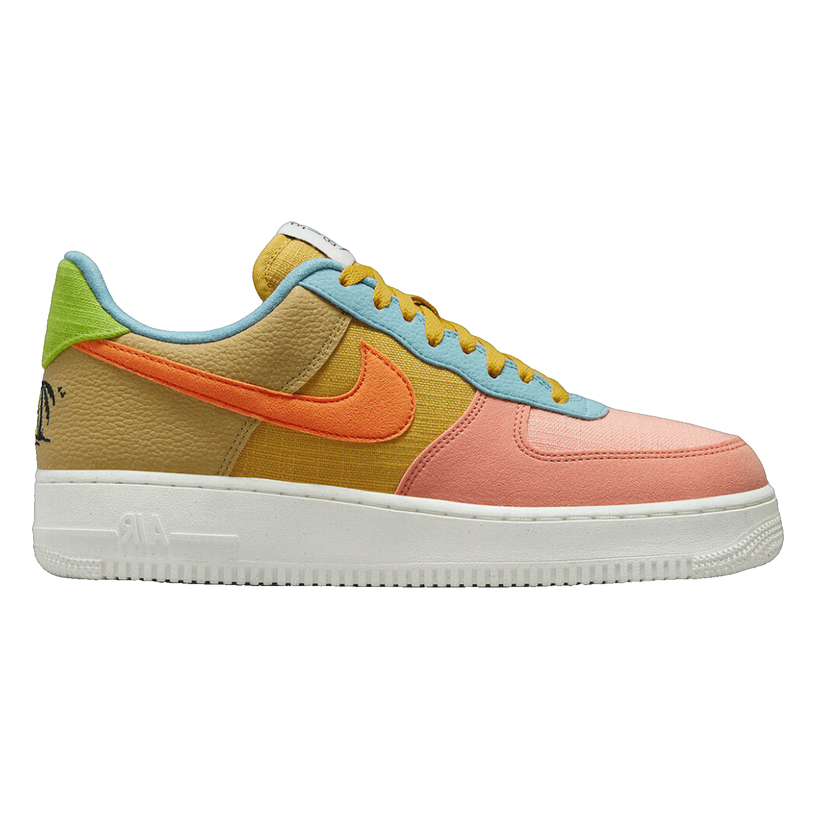 Nike Air Force 1 Low NY vs. NY White Black (2020) Back